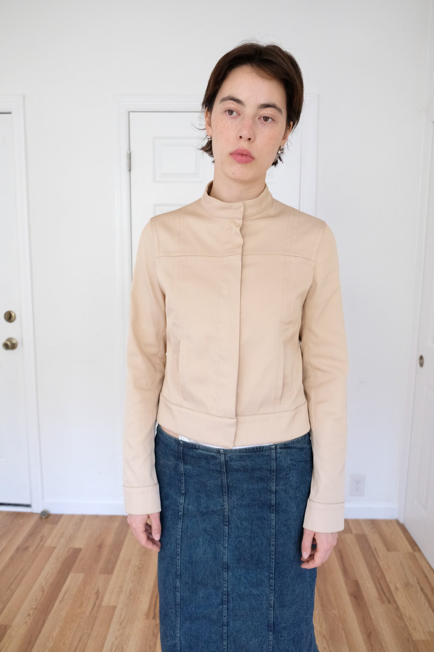 BYBLOS | COTTON MOTO JACKET
