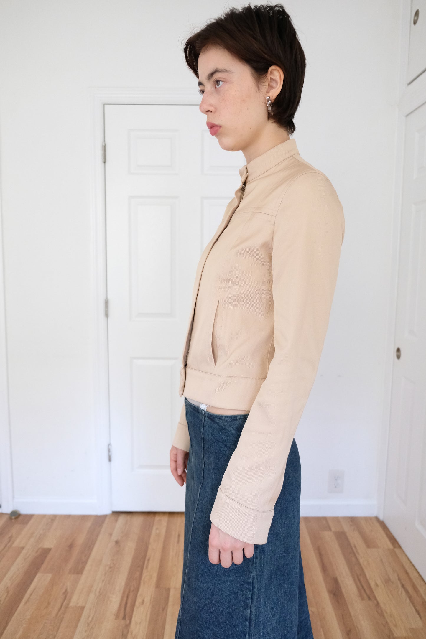 BYBLOS | COTTON MOTO JACKET