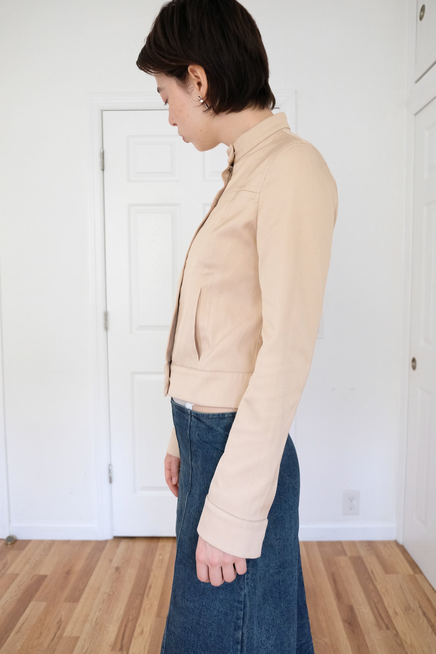 BYBLOS | COTTON MOTO JACKET