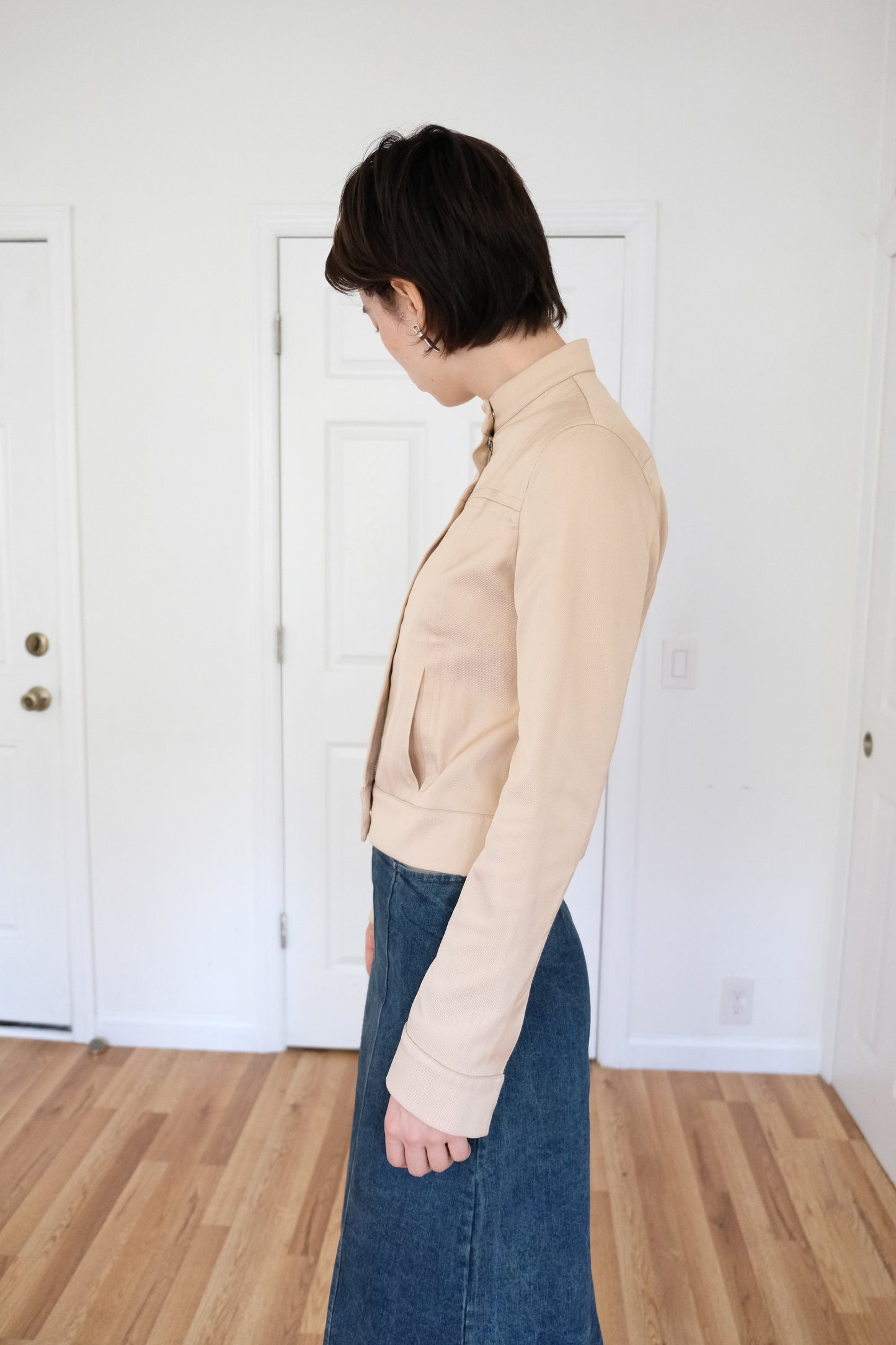 BYBLOS | COTTON MOTO JACKET