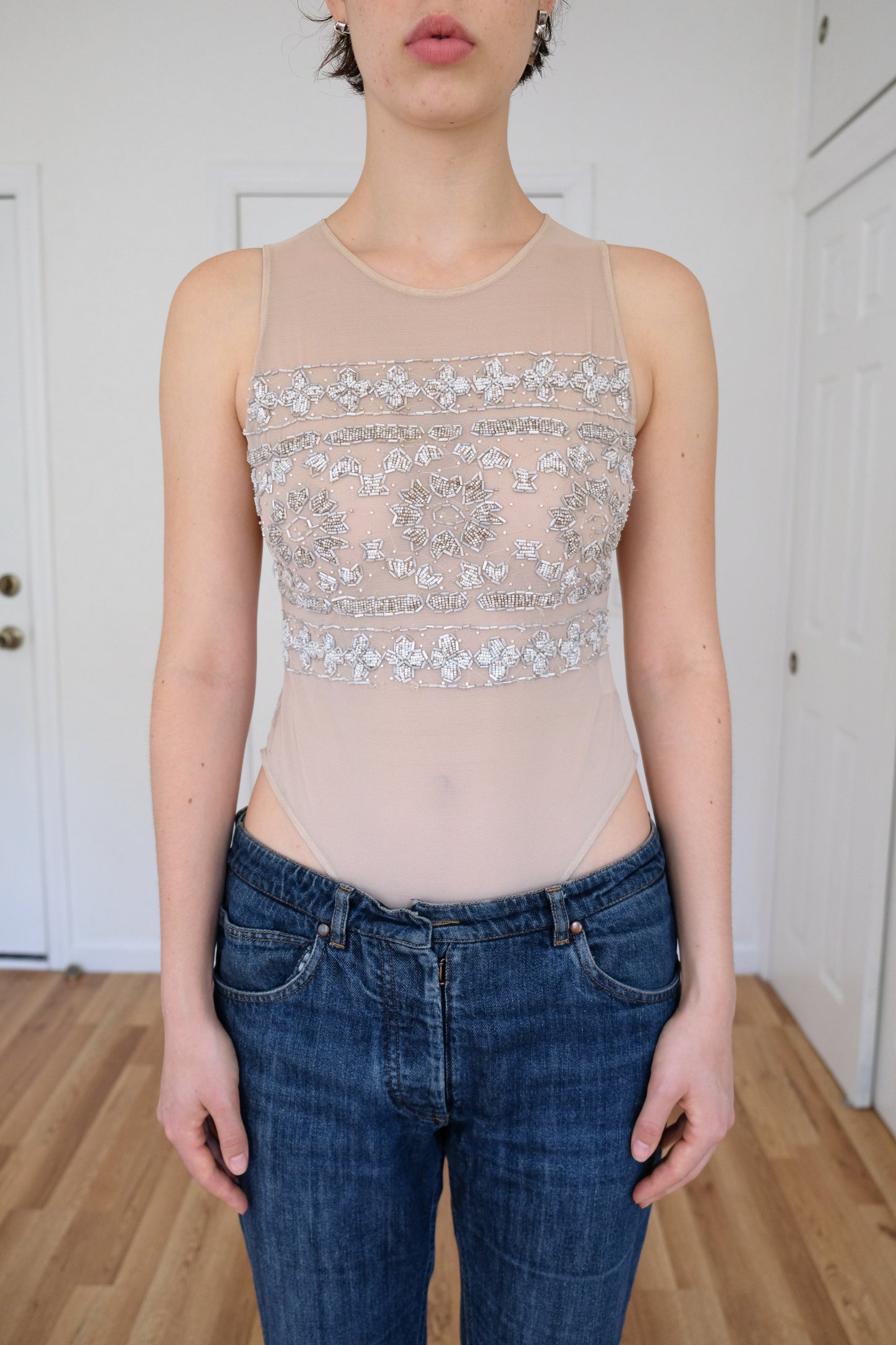 ESCADA | BEADED BODYSUIT