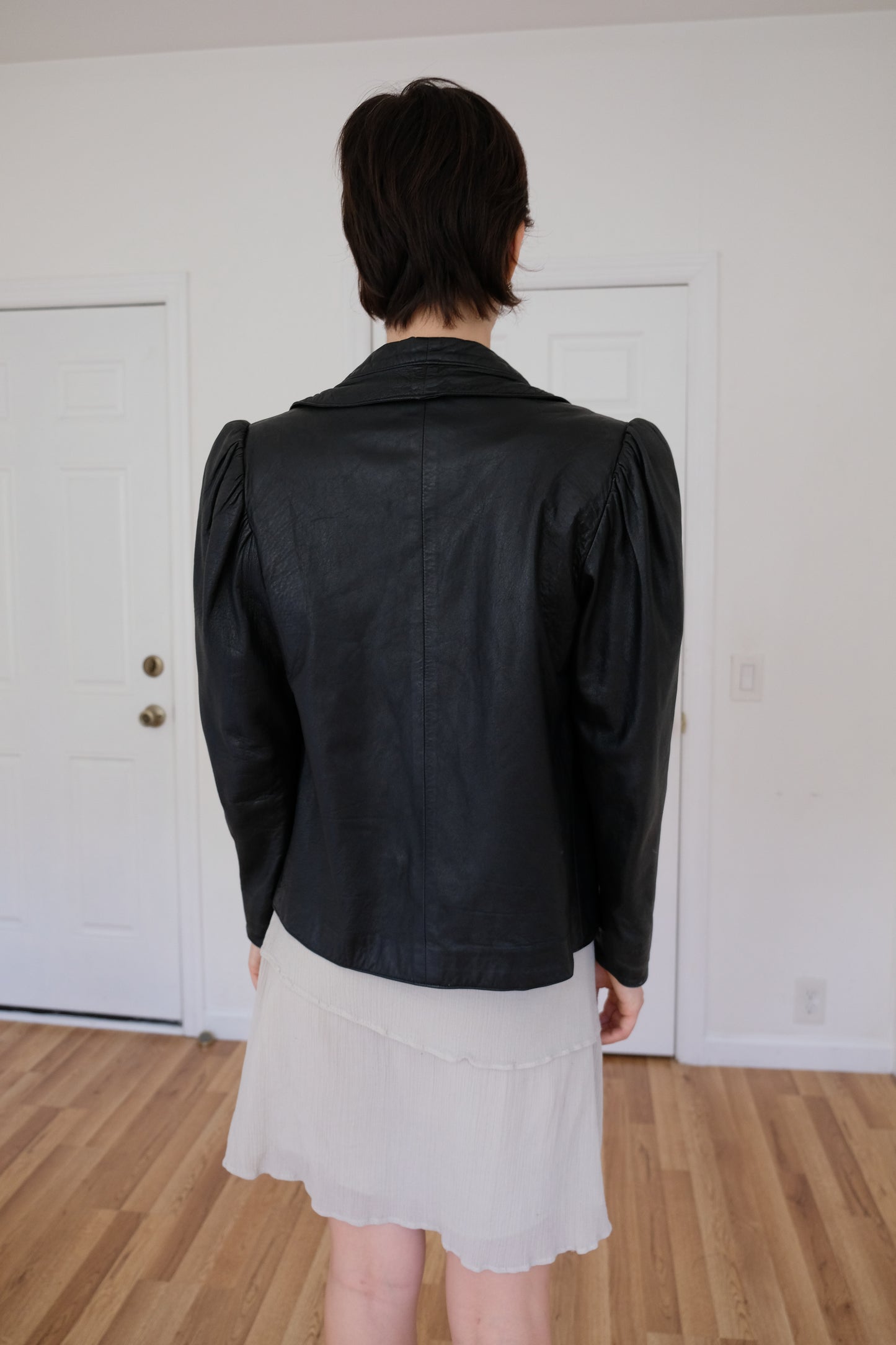 FENDI | LEATHER BLAZER