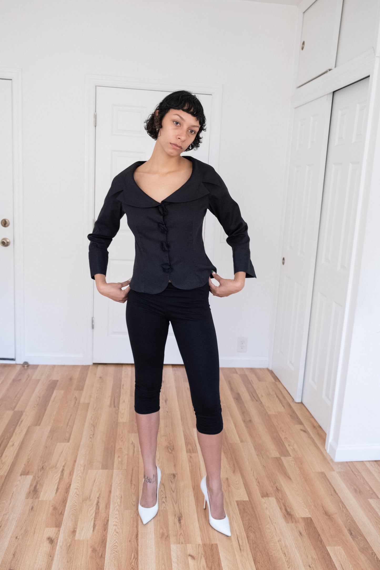 ANNE FONTAINE | ROSETTE BOAT NECK TOP