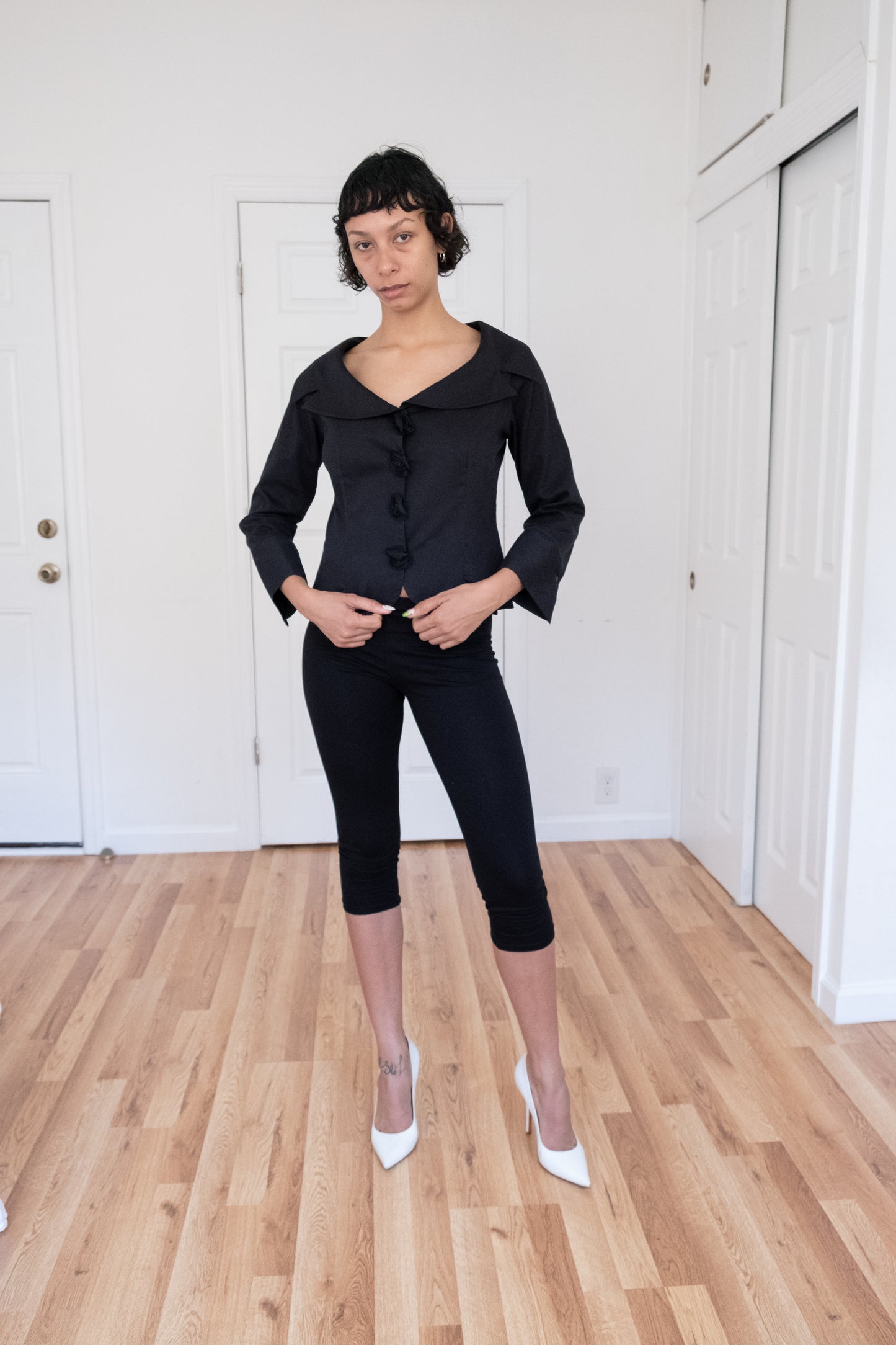 ANNE FONTAINE | ROSETTE BOAT NECK TOP