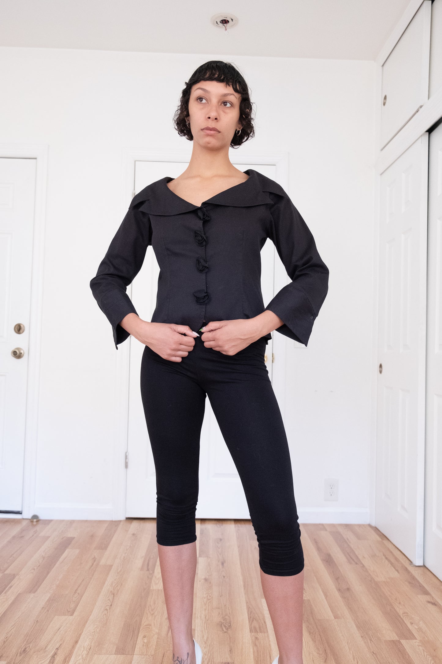 ANNE FONTAINE | ROSETTE BOAT NECK TOP