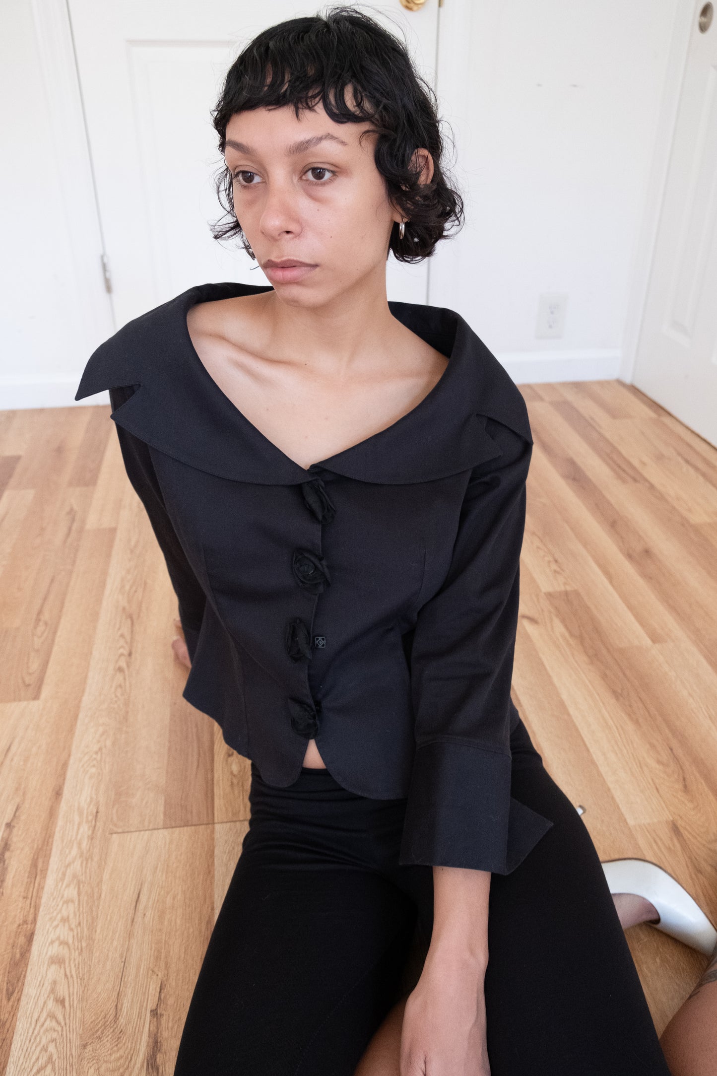 ANNE FONTAINE | ROSETTE BOAT NECK TOP