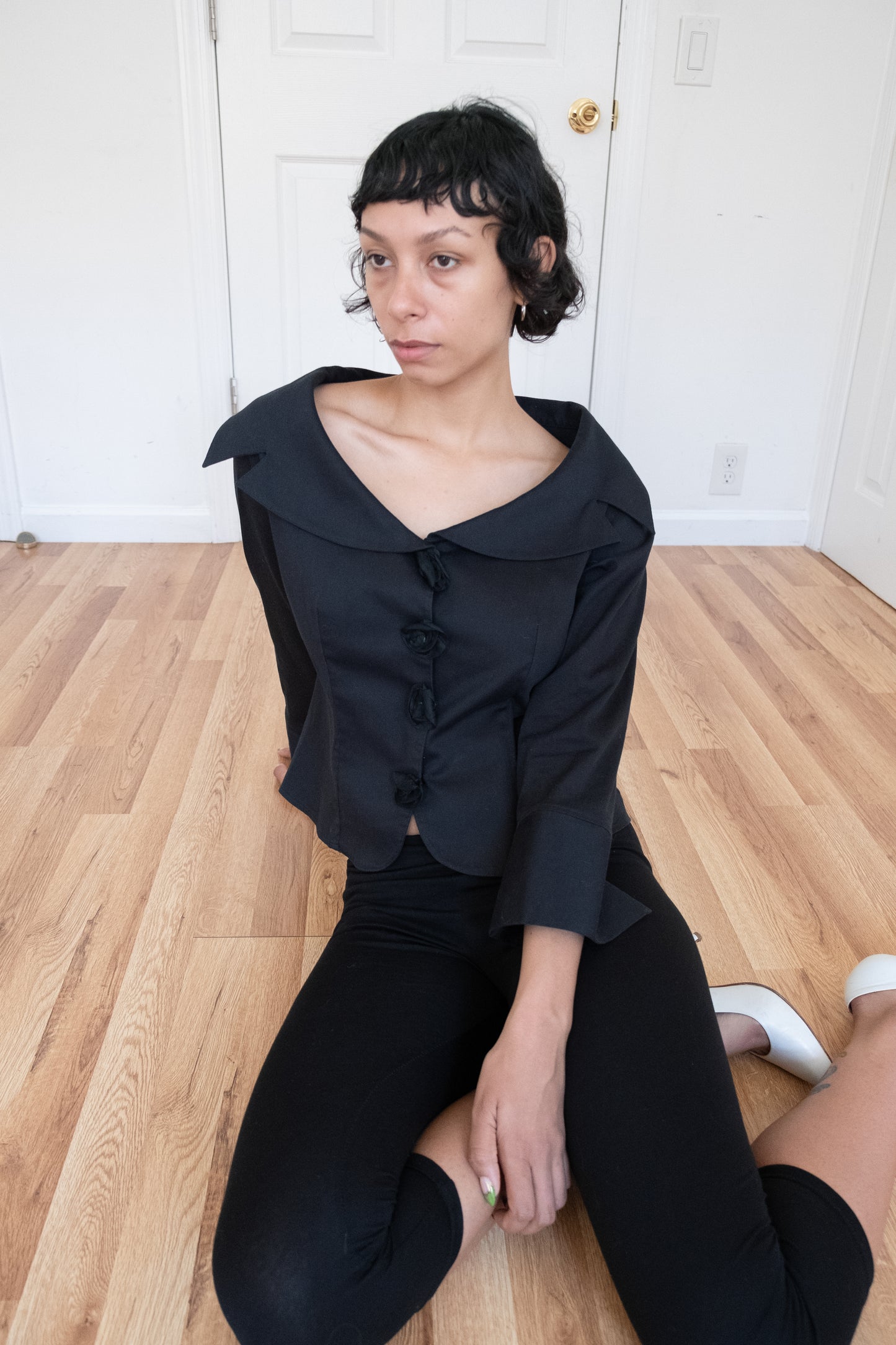 ANNE FONTAINE | ROSETTE BOAT NECK TOP