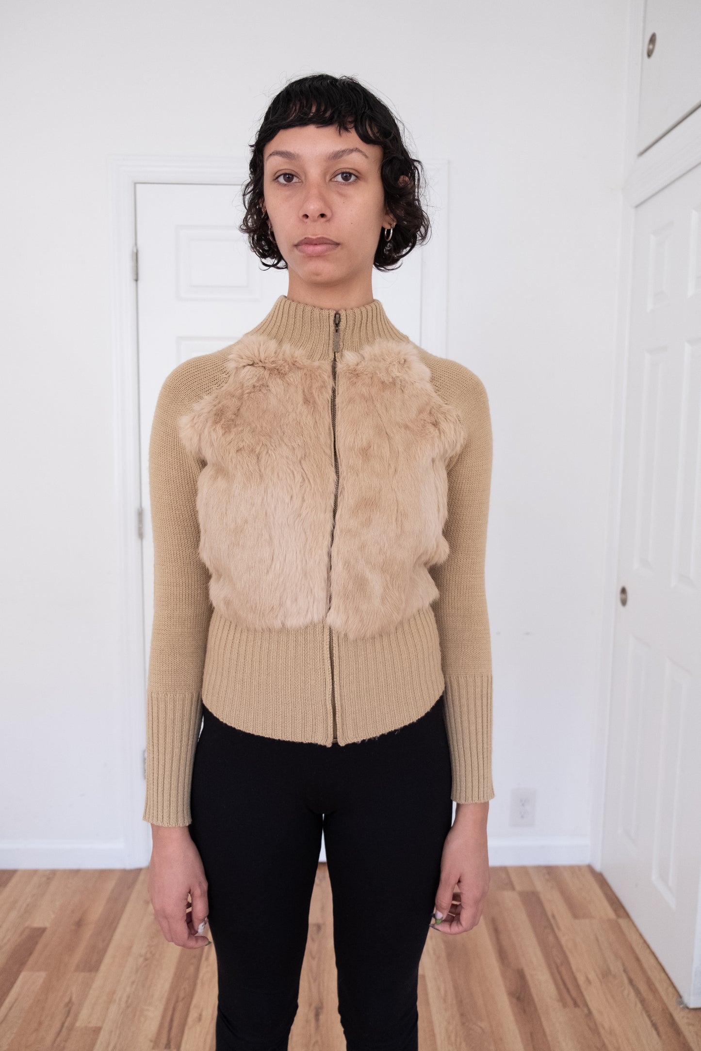 ARDEN B | RABBIT FUR SWEATER