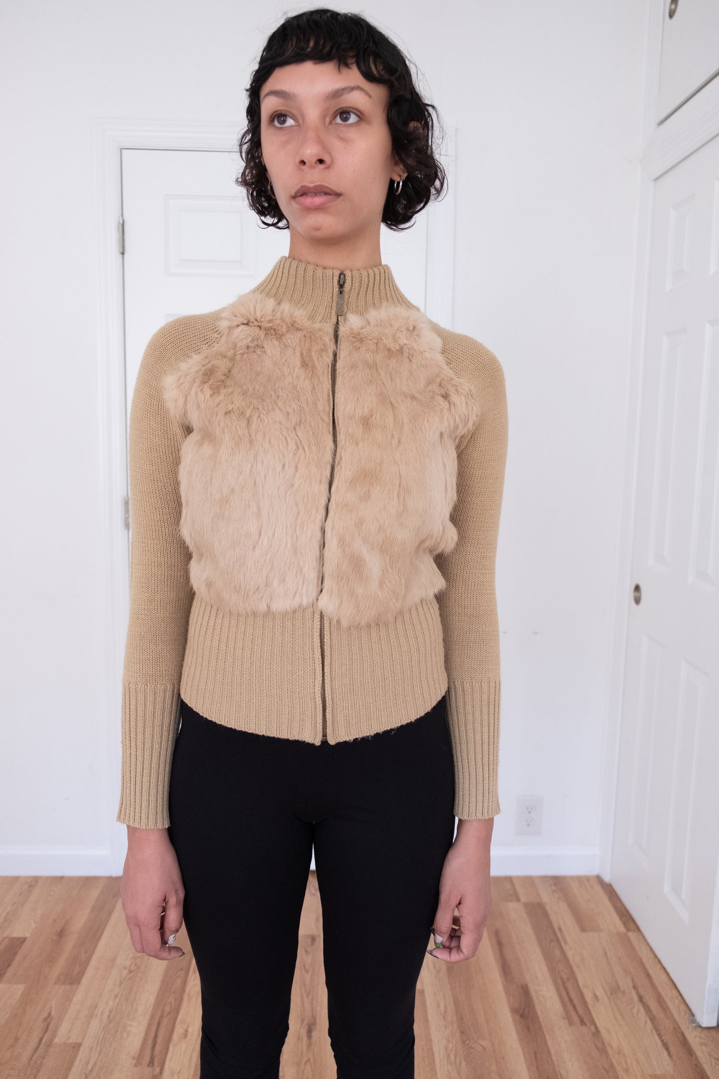 ARDEN B | RABBIT FUR SWEATER