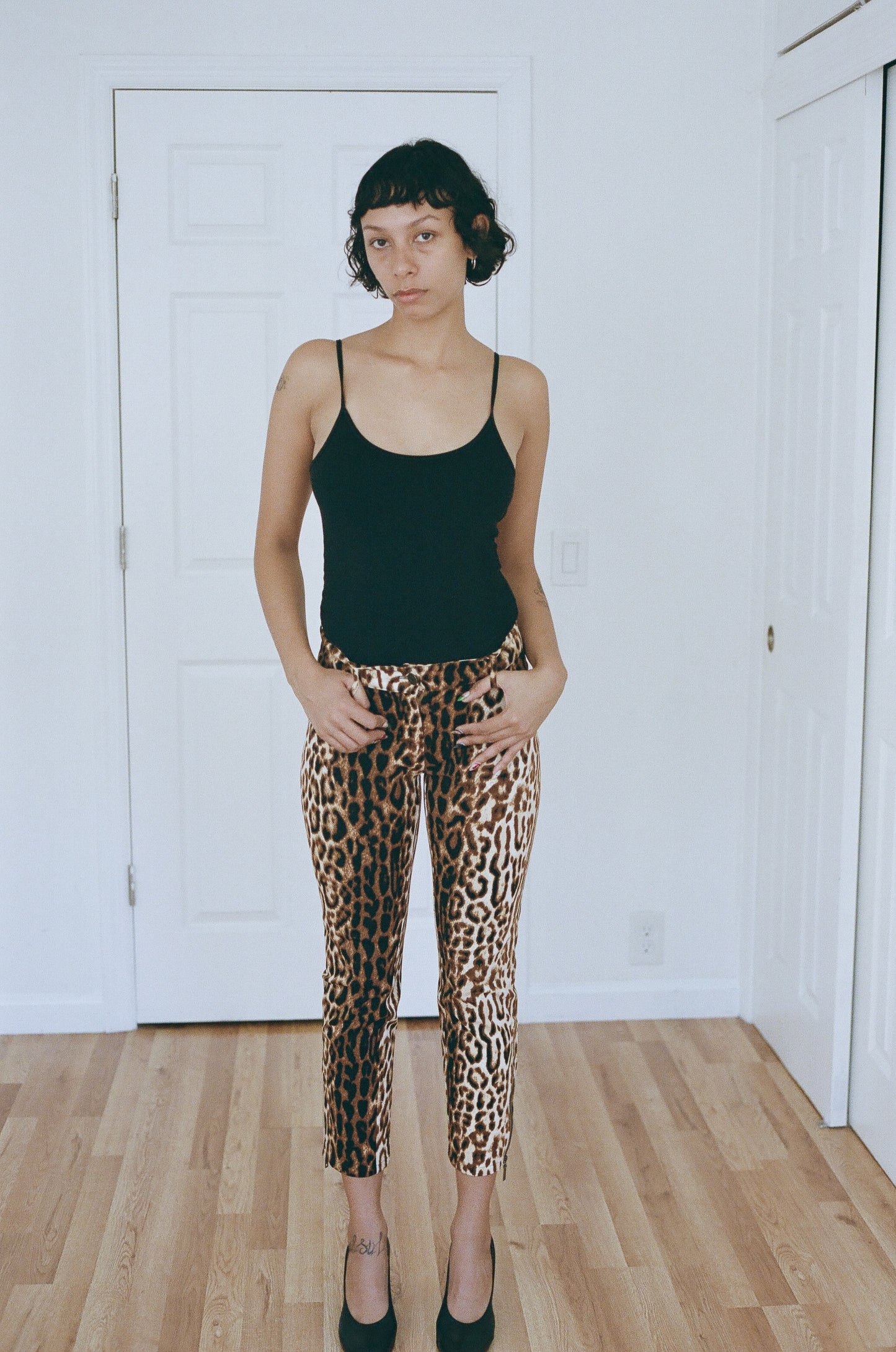 CELINE | CIGARETTE ANIMAL PRINT PANT
