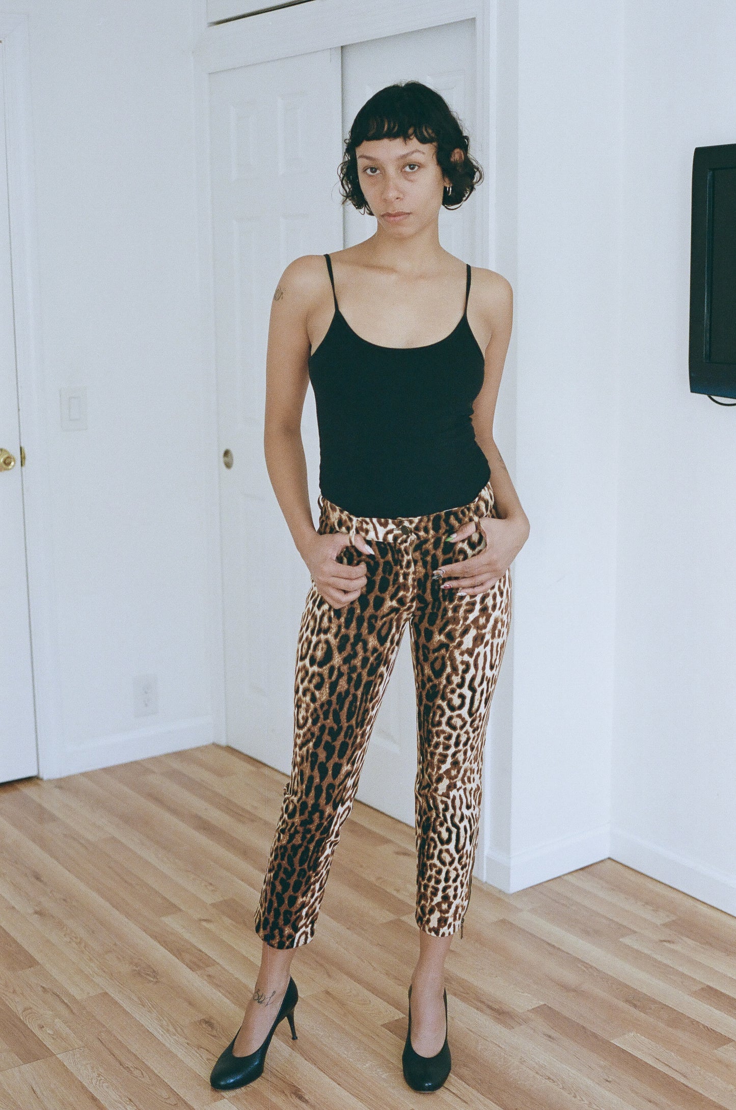 CELINE | CIGARETTE ANIMAL PRINT PANT