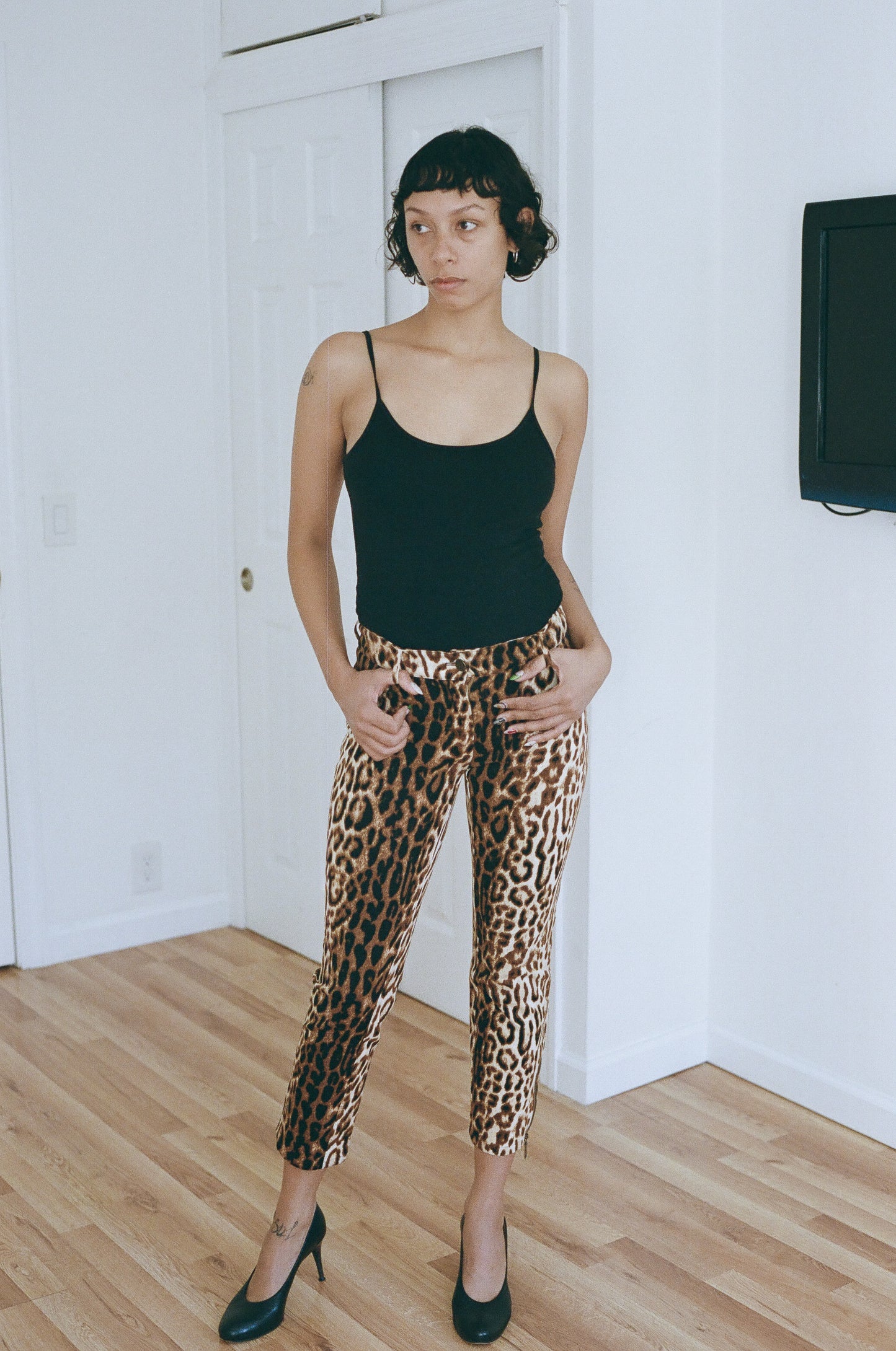 CELINE | CIGARETTE ANIMAL PRINT PANT