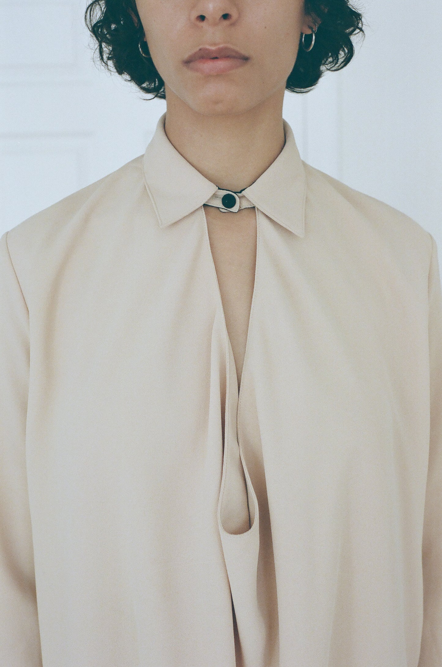 BALENCIAGA | Deep Neckline Dress