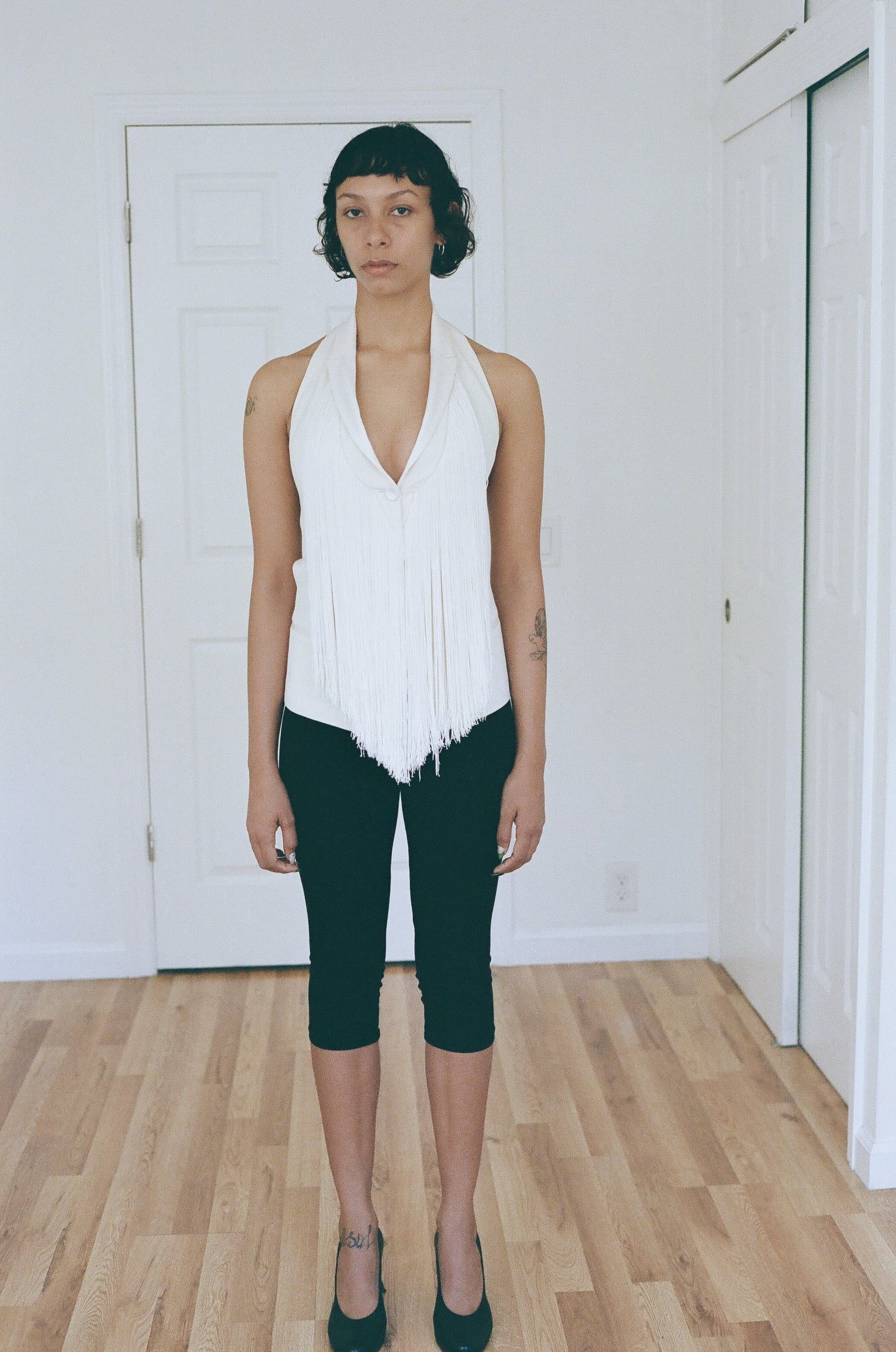 BARBARA BUI | FRINGE HALTER VEST
