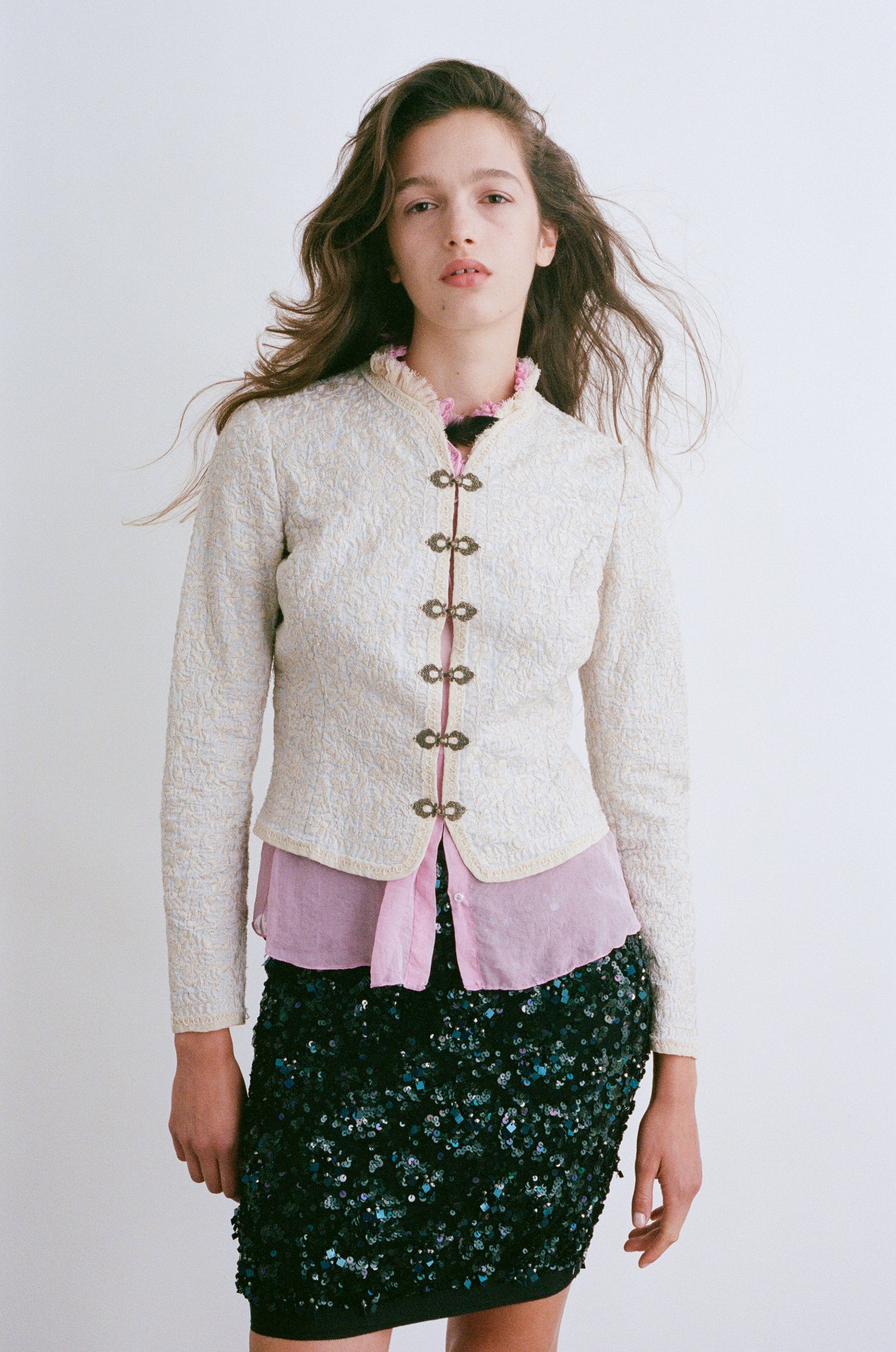 LANVIN | SEQUINS PENCIL SKIRT