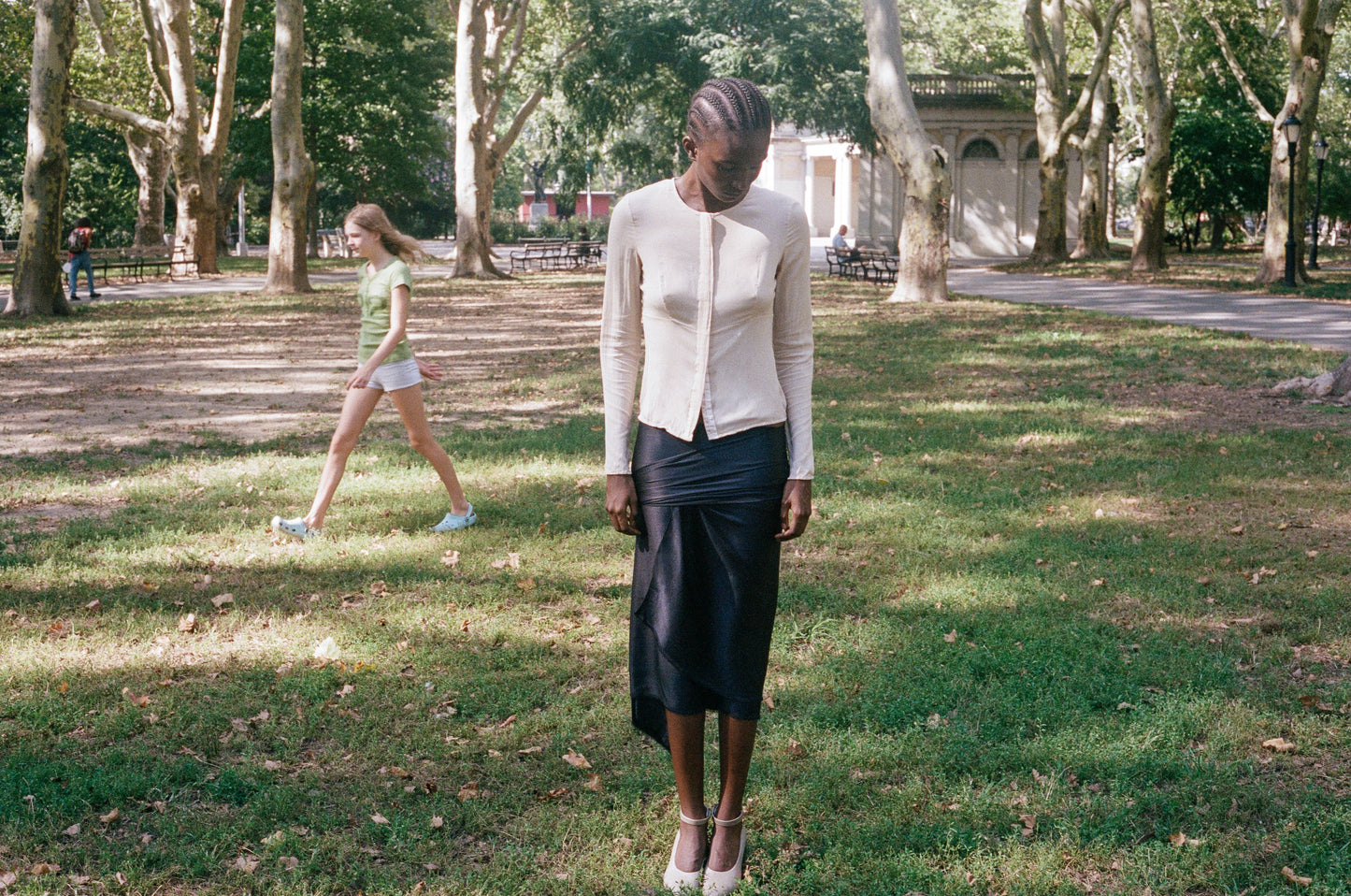 LANVIN | SILK WRAP SKIRT