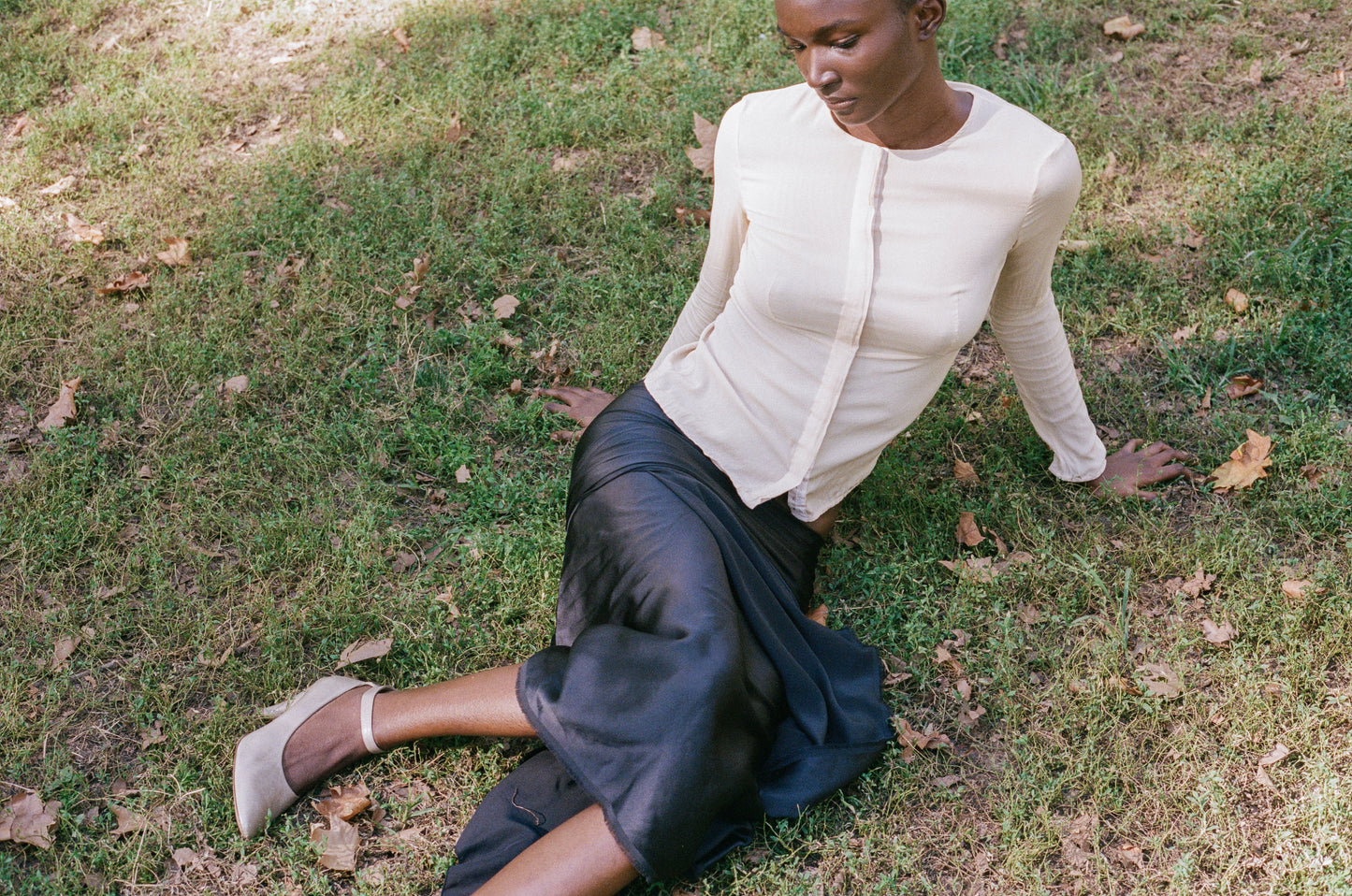 LANVIN | SILK WRAP SKIRT