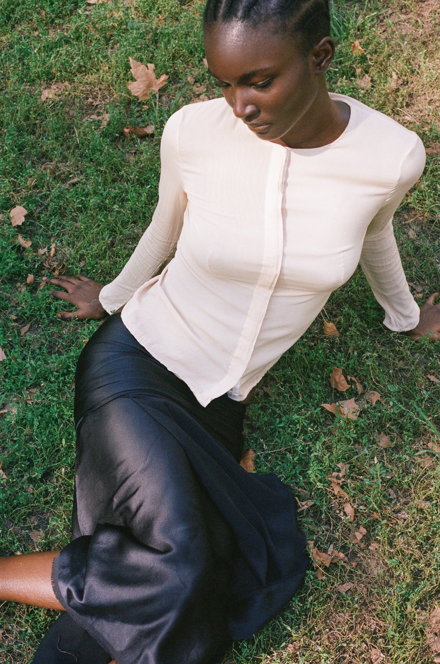 NARCISO RODRIGUEZ | SILK CORSET TOP