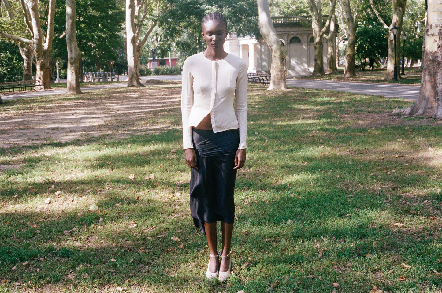 LANVIN | SILK WRAP SKIRT