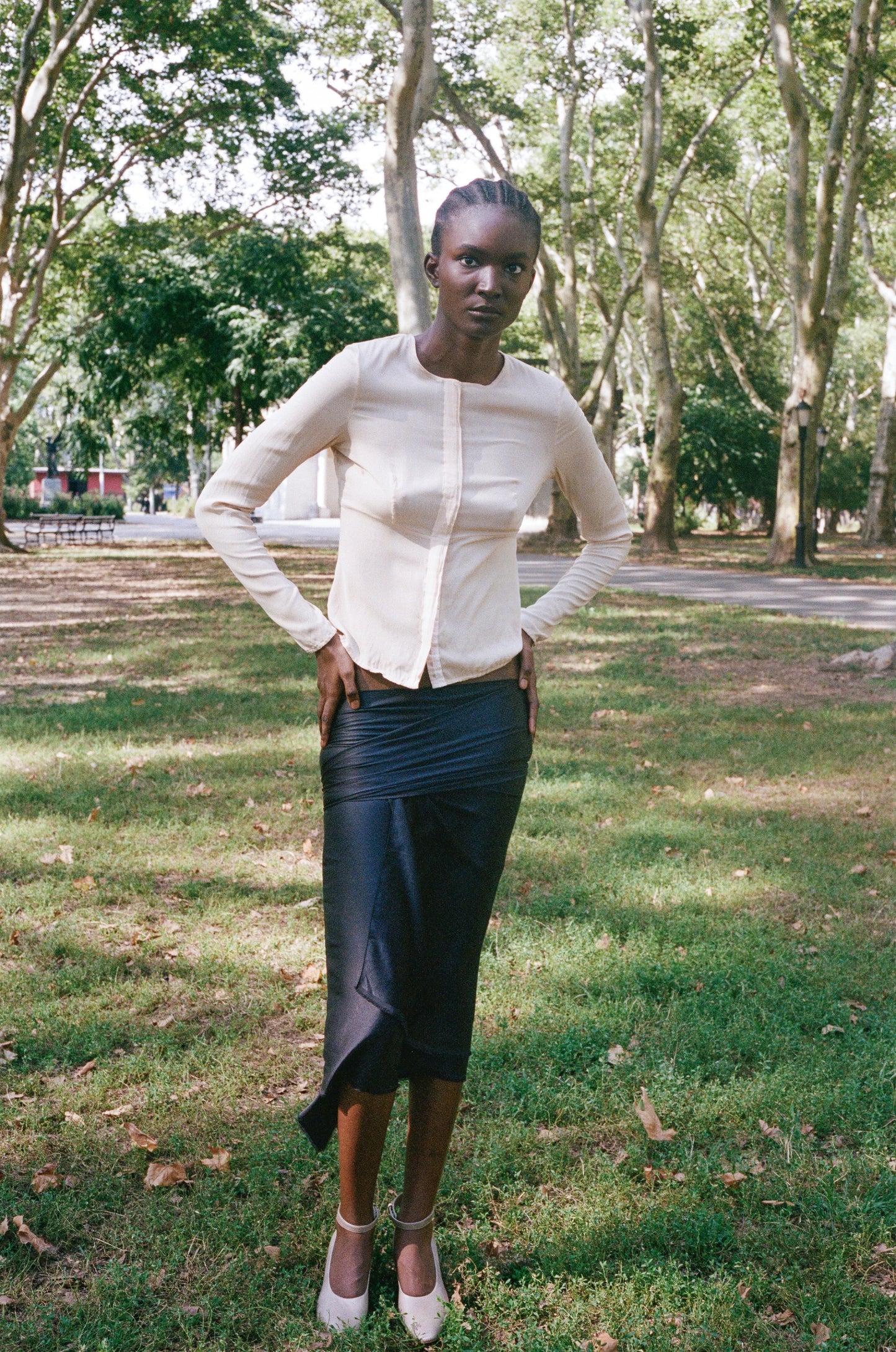 LANVIN | SILK WRAP SKIRT