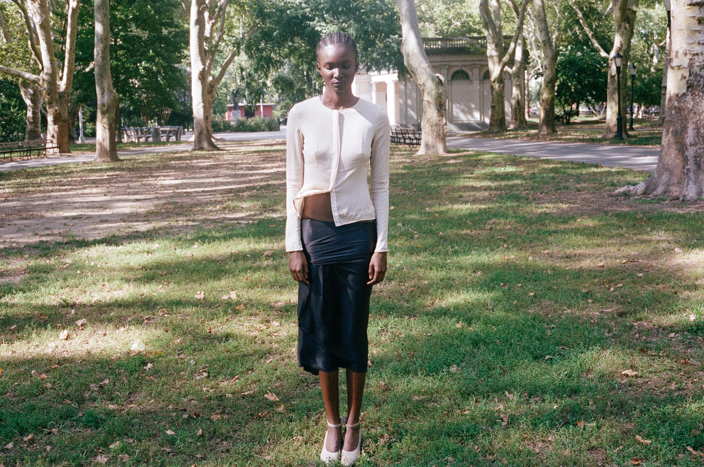 LANVIN | SILK WRAP SKIRT