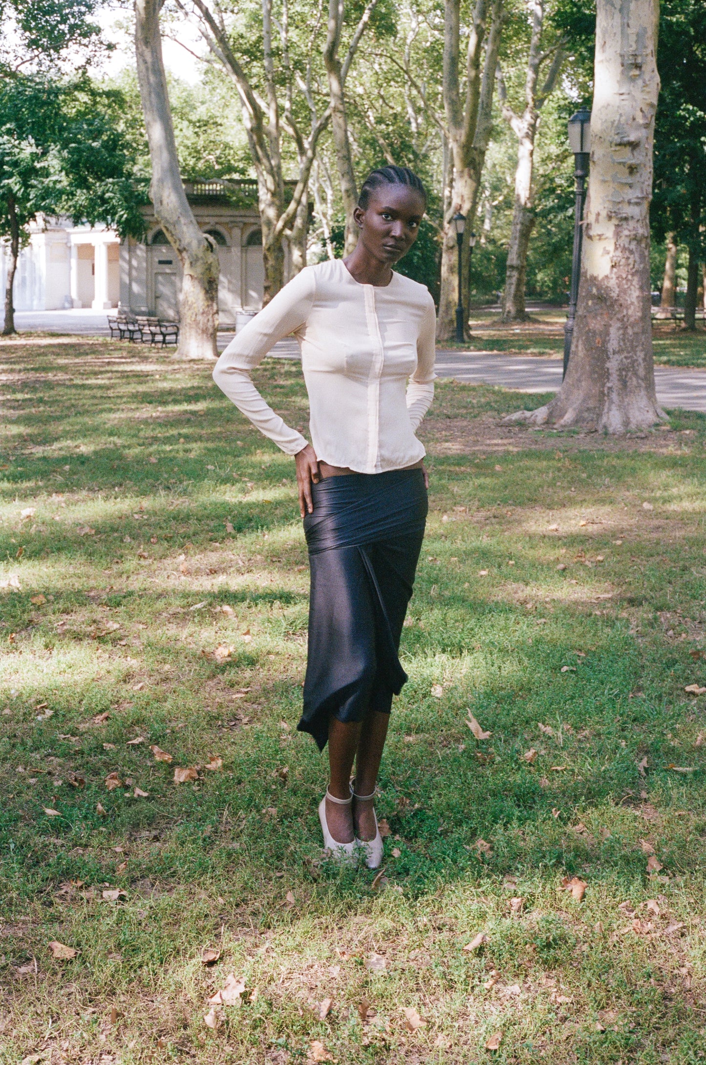 LANVIN | SILK WRAP SKIRT