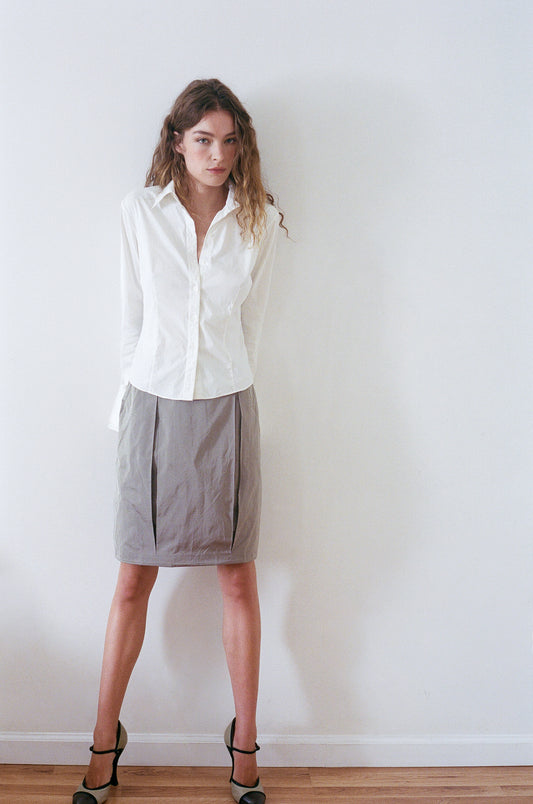 STELLA MCCARTNEY | IRIDESCENT PLEATED SKIRT