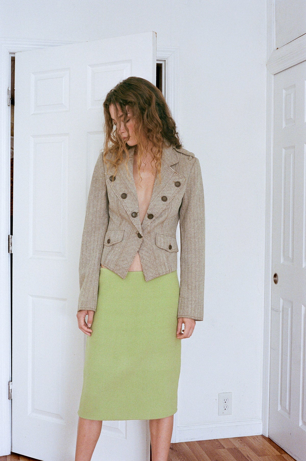 PATRIZIA PEPE | DISTRESSED BLAZER