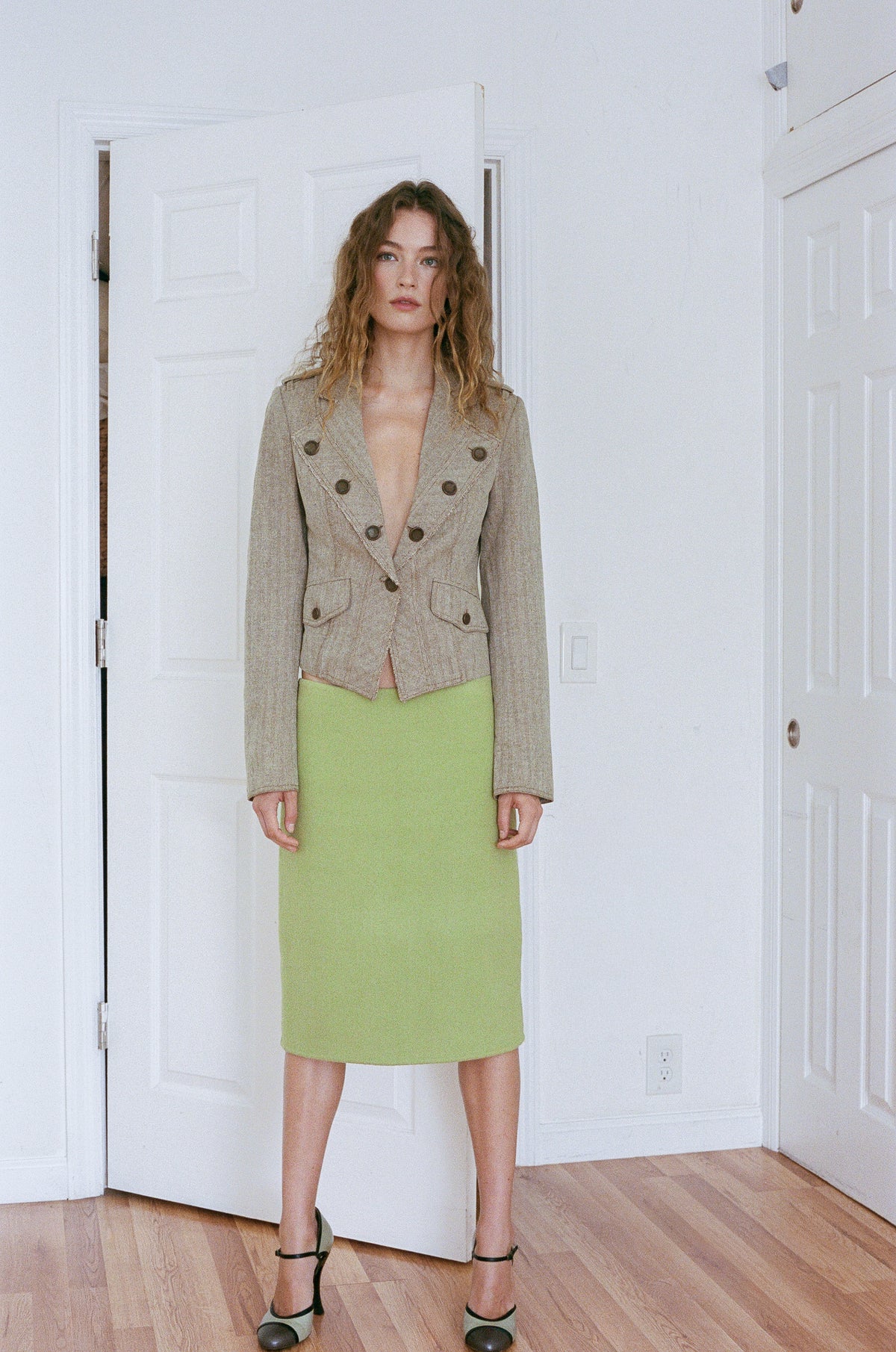 PATRIZIA PEPE | DISTRESSED BLAZER