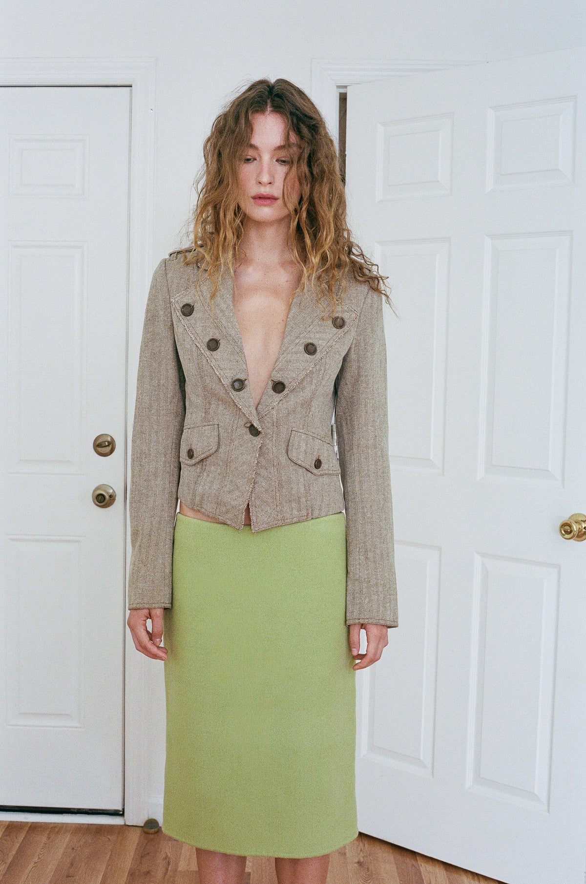 PATRIZIA PEPE | DISTRESSED BLAZER