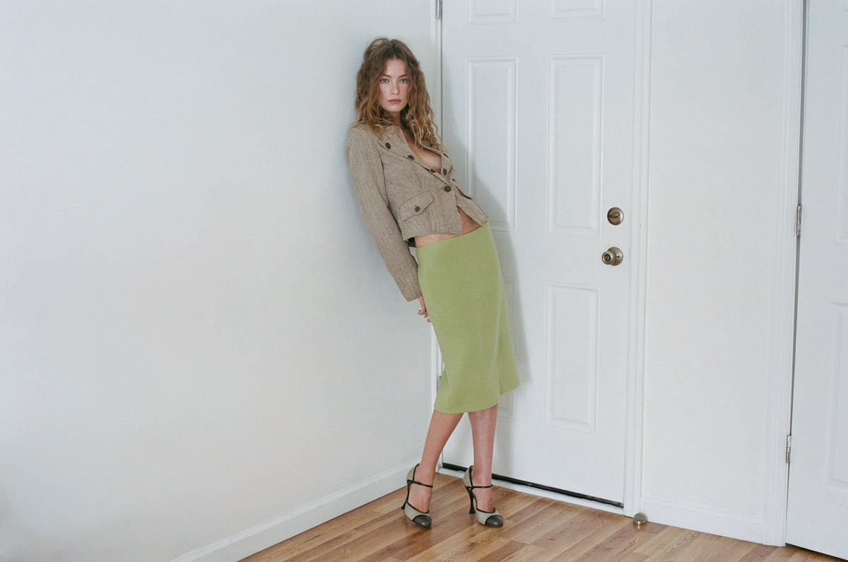 PATRIZIA PEPE | DISTRESSED BLAZER
