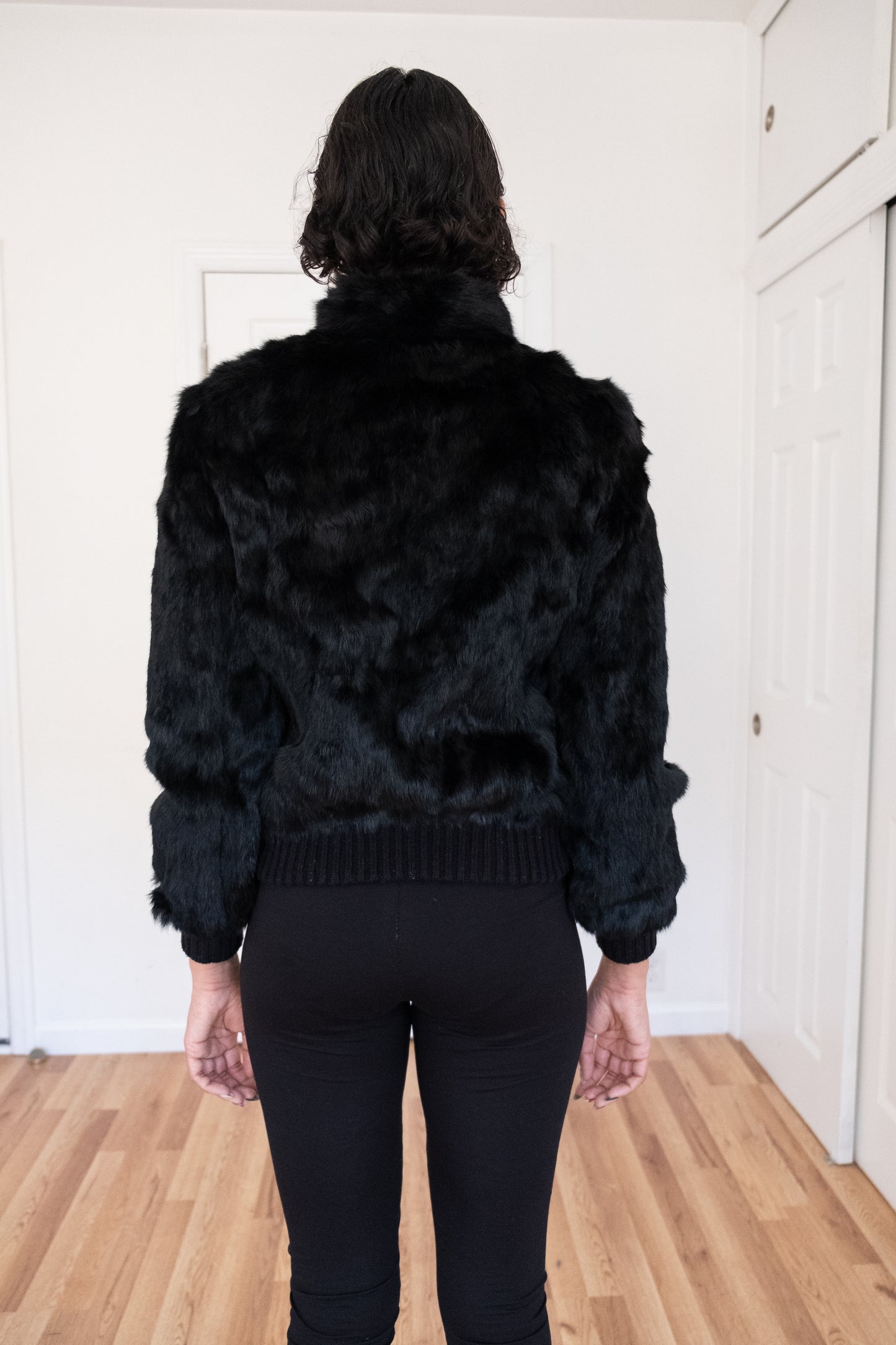 VINTAGE | RABBIT FUR BOMBER