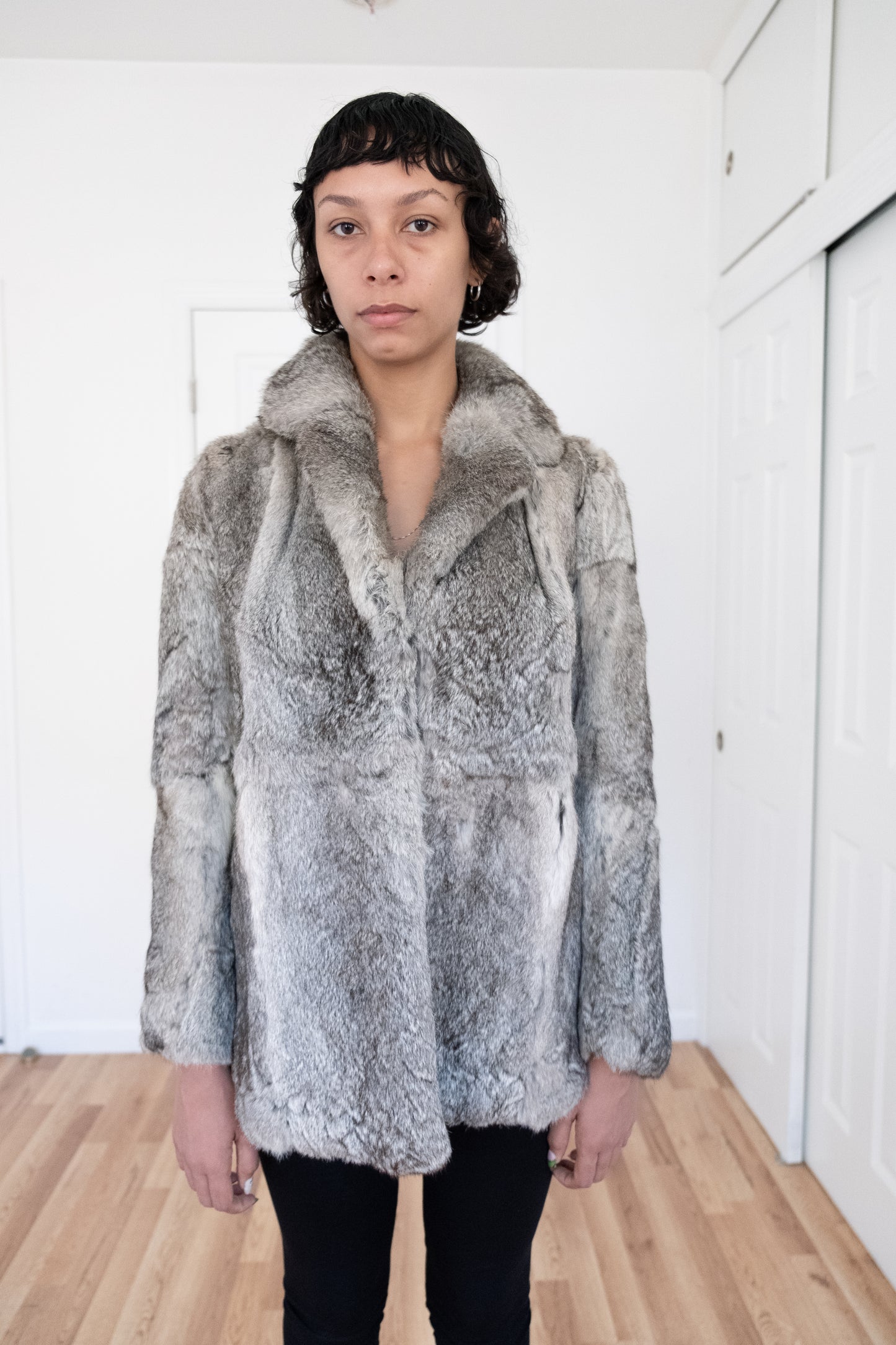 VINTAGE | RABBIT FUR COAT