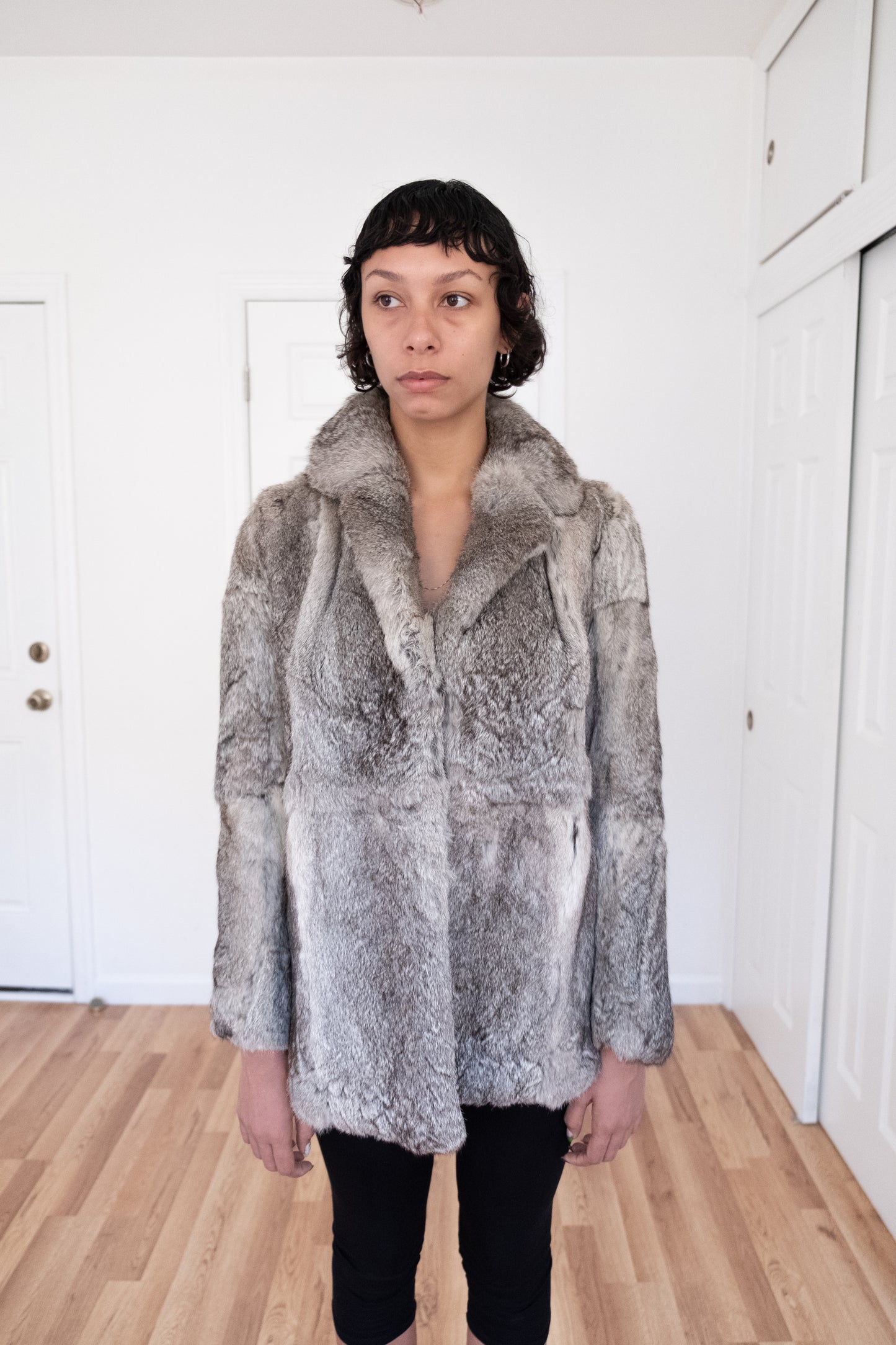 VINTAGE | RABBIT FUR COAT