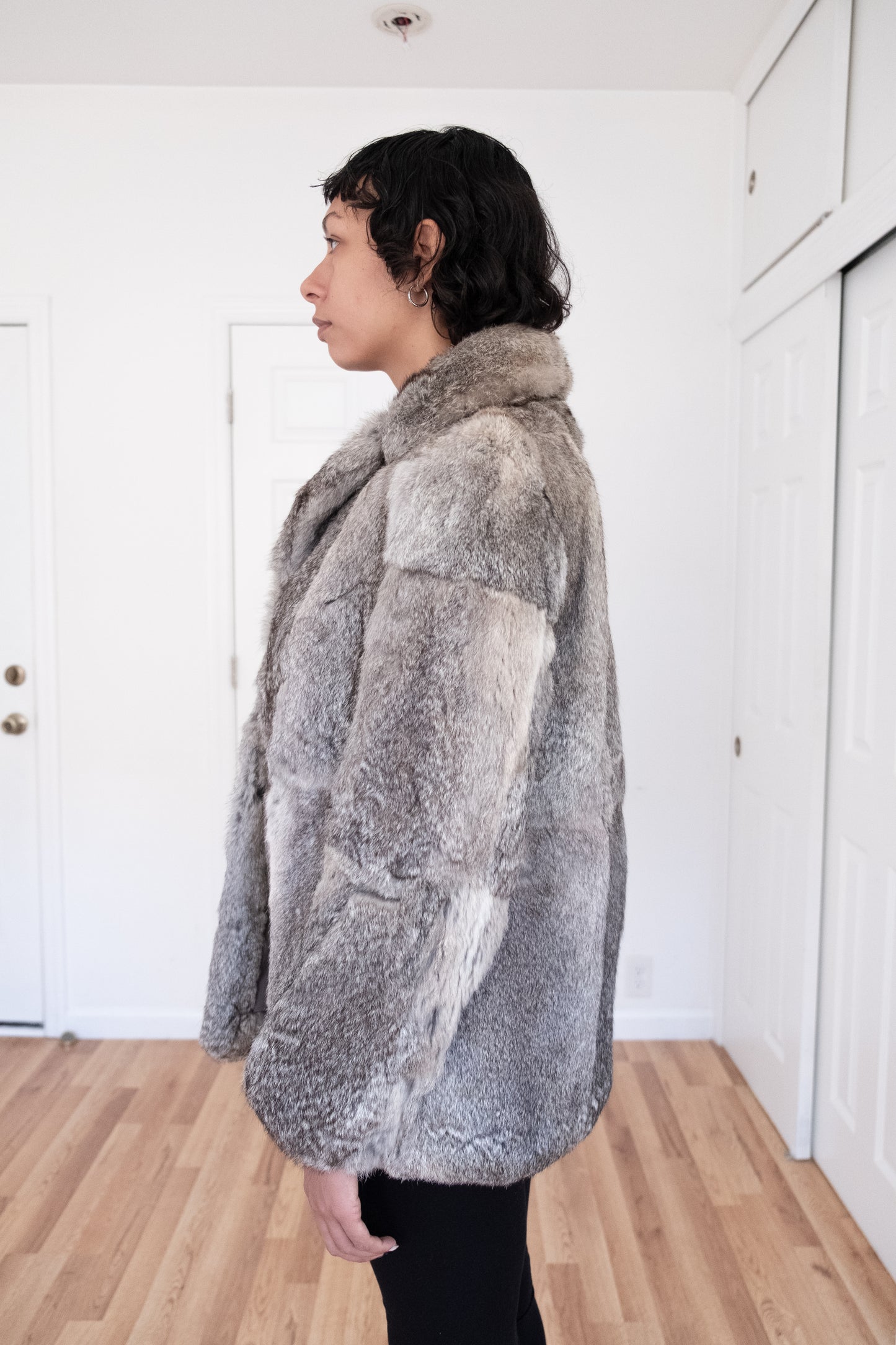 VINTAGE | RABBIT FUR COAT