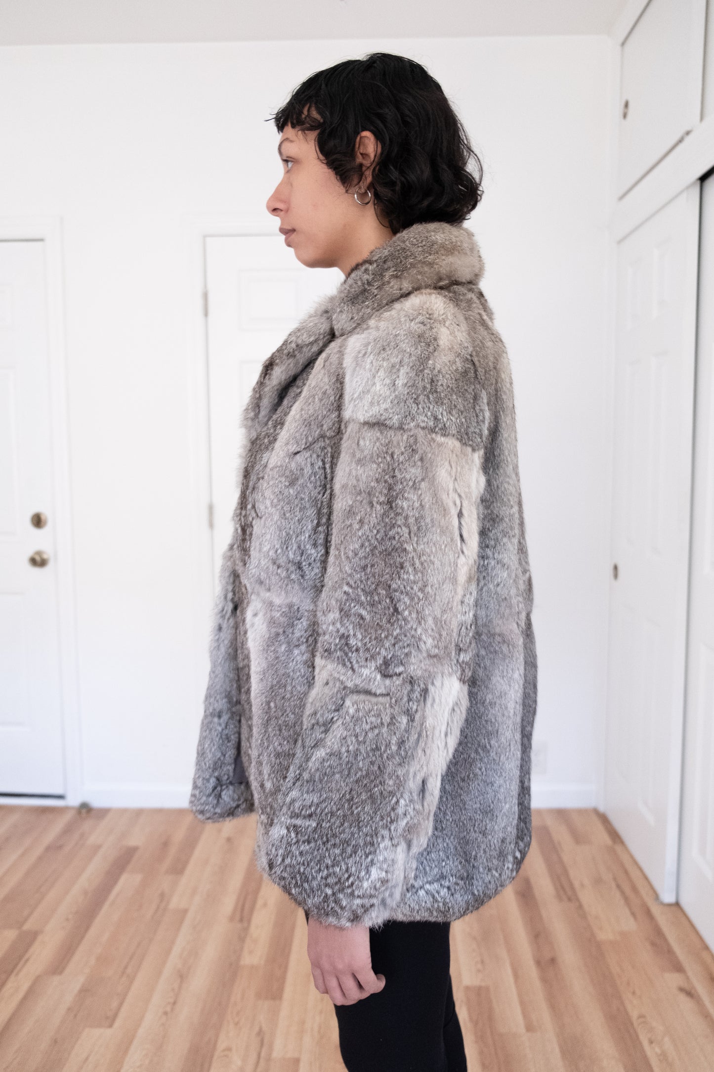 VINTAGE | RABBIT FUR COAT