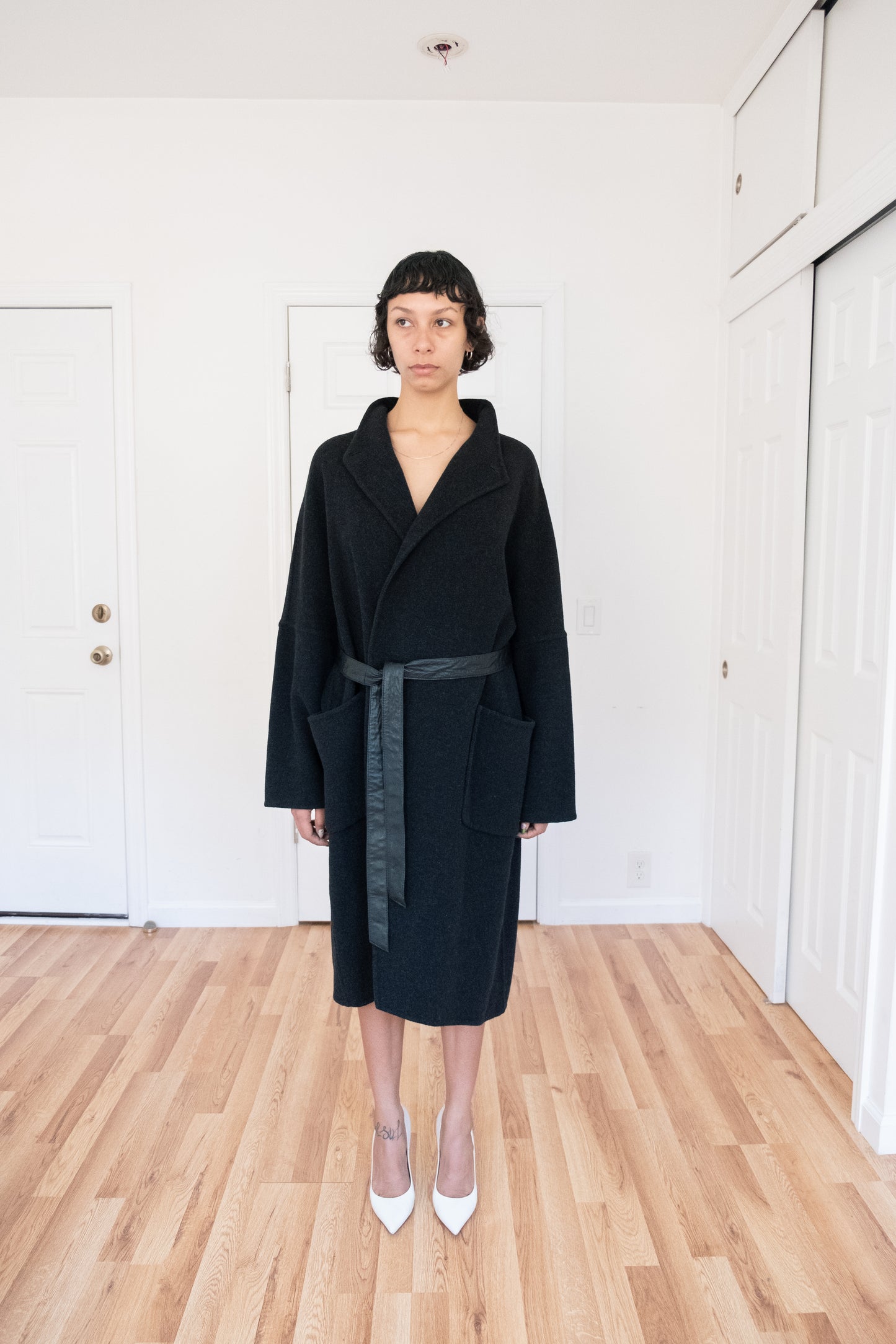 NICOLE FARHI | BIG POCKET OVERCOAT