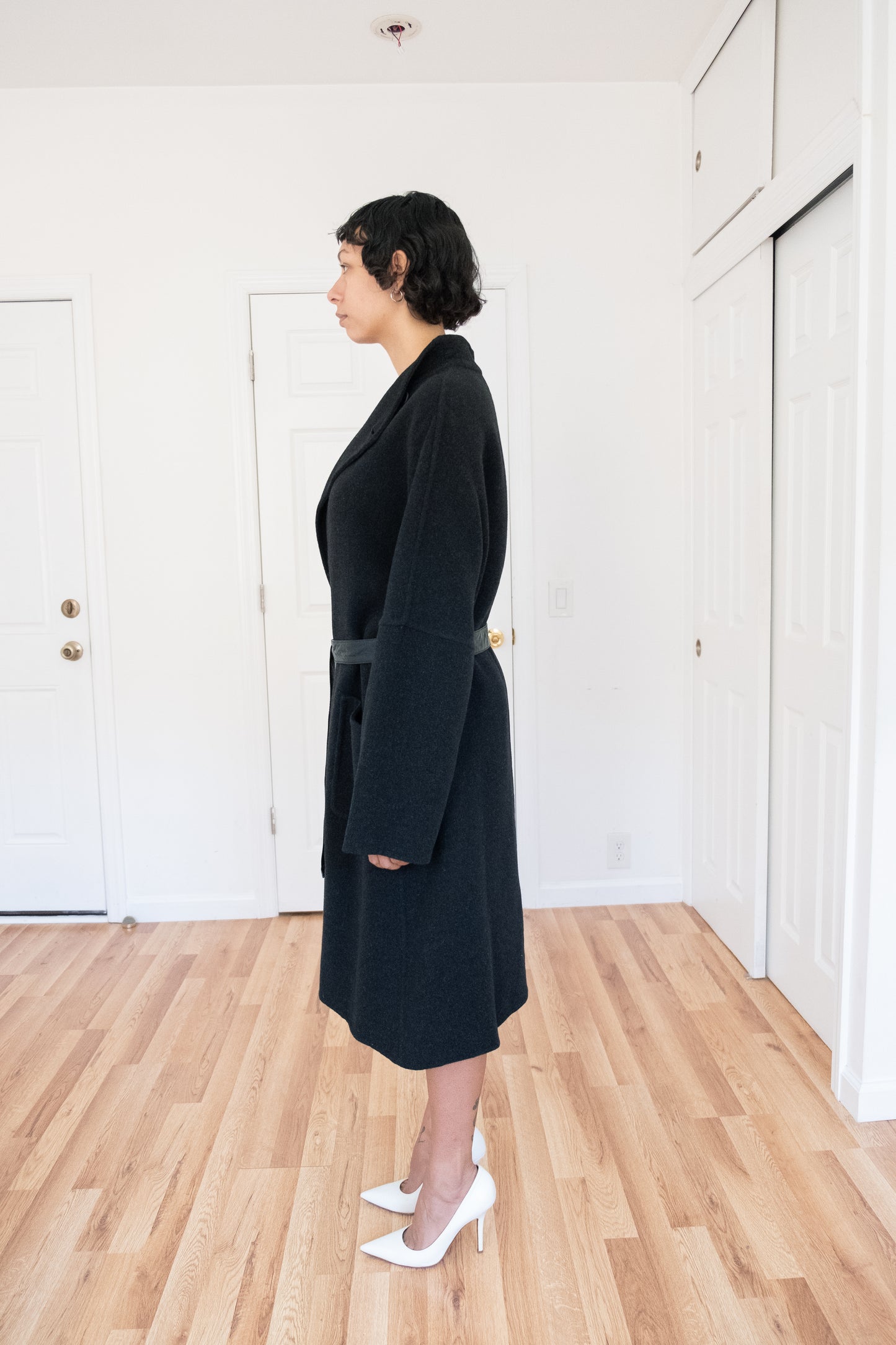 NICOLE FARHI | BIG POCKET OVERCOAT