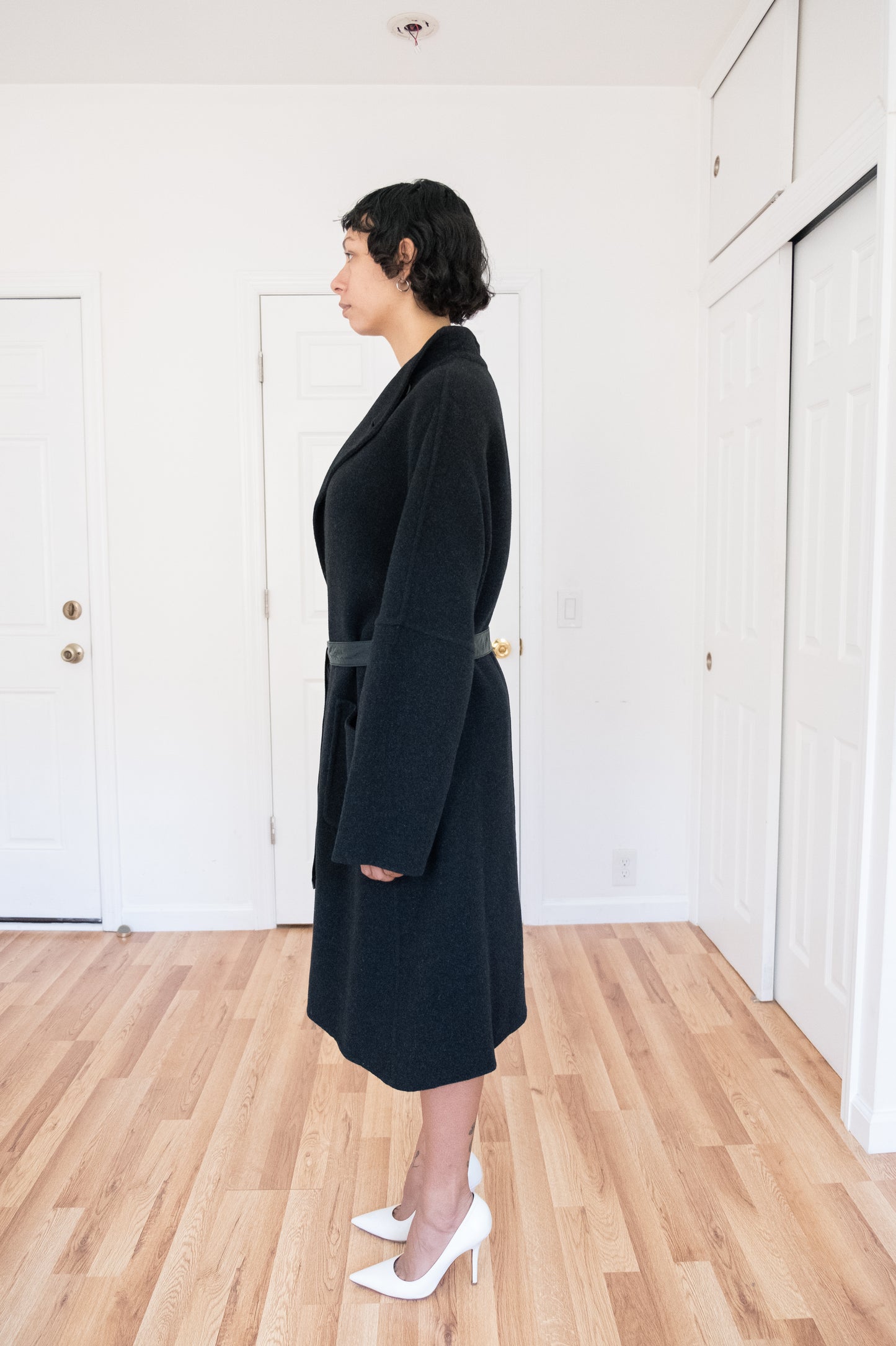 NICOLE FARHI | BIG POCKET OVERCOAT