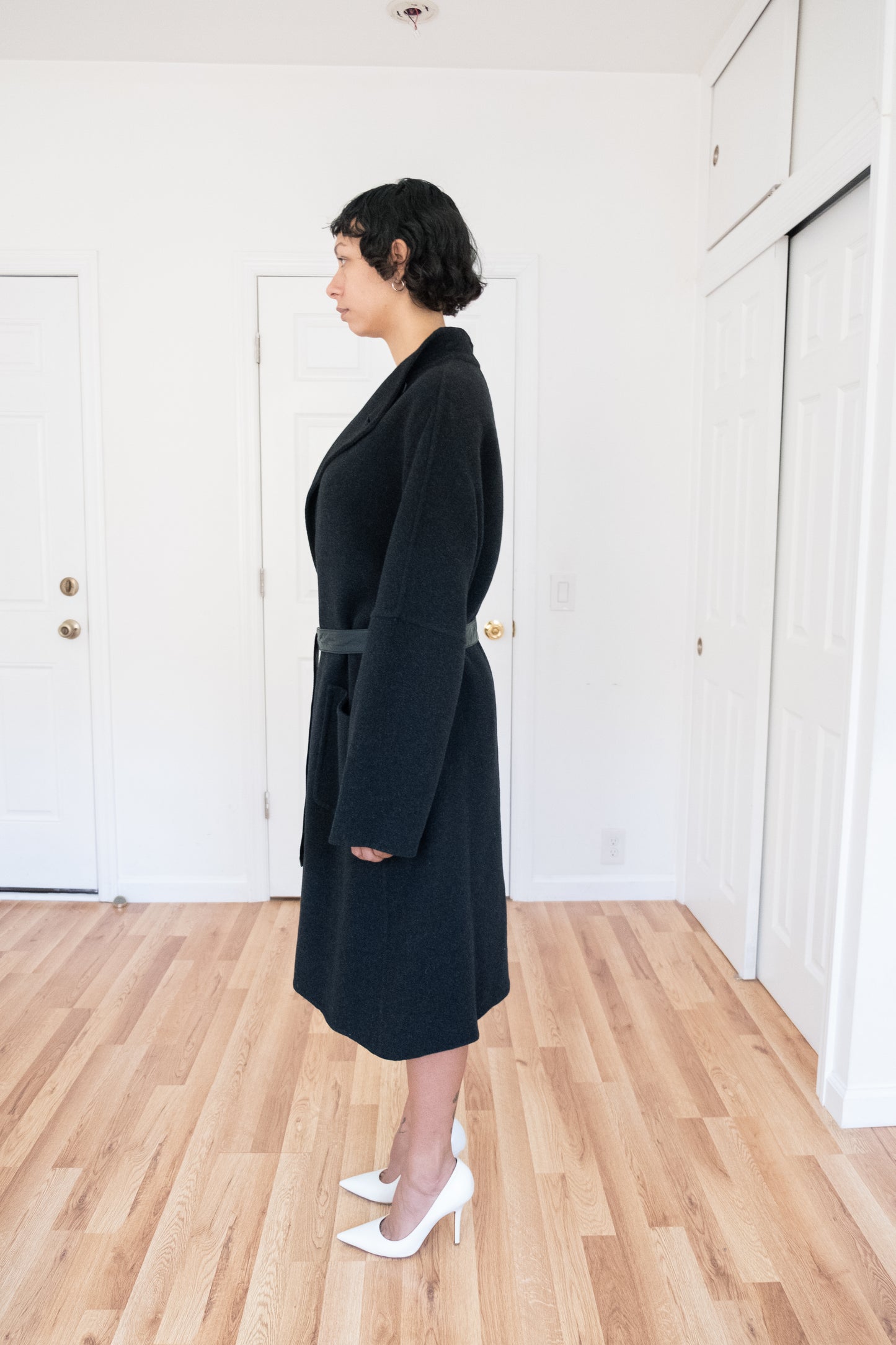 NICOLE FARHI | BIG POCKET OVERCOAT