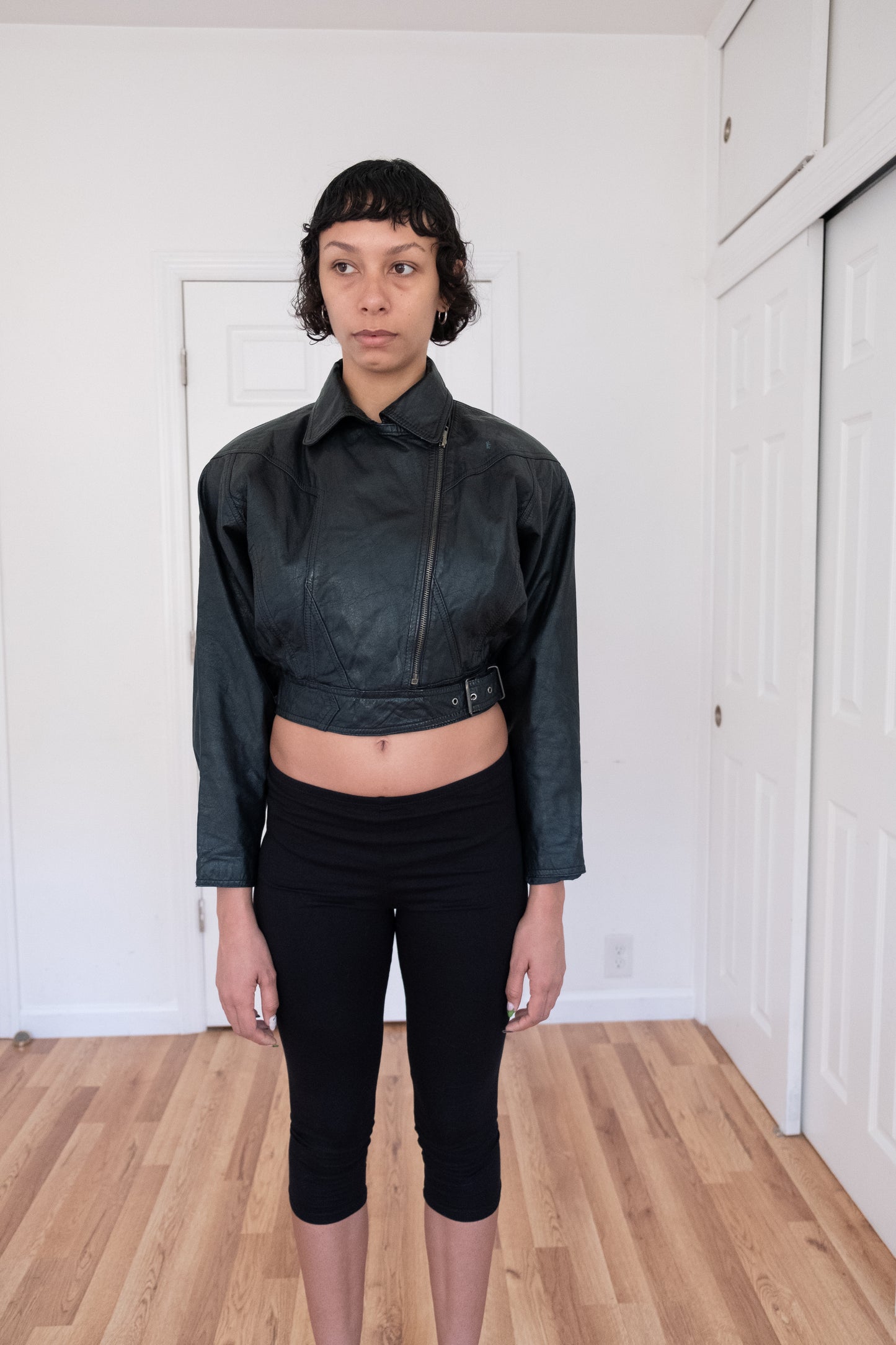 VERA PELLE | CROPPED MOTO JACKET