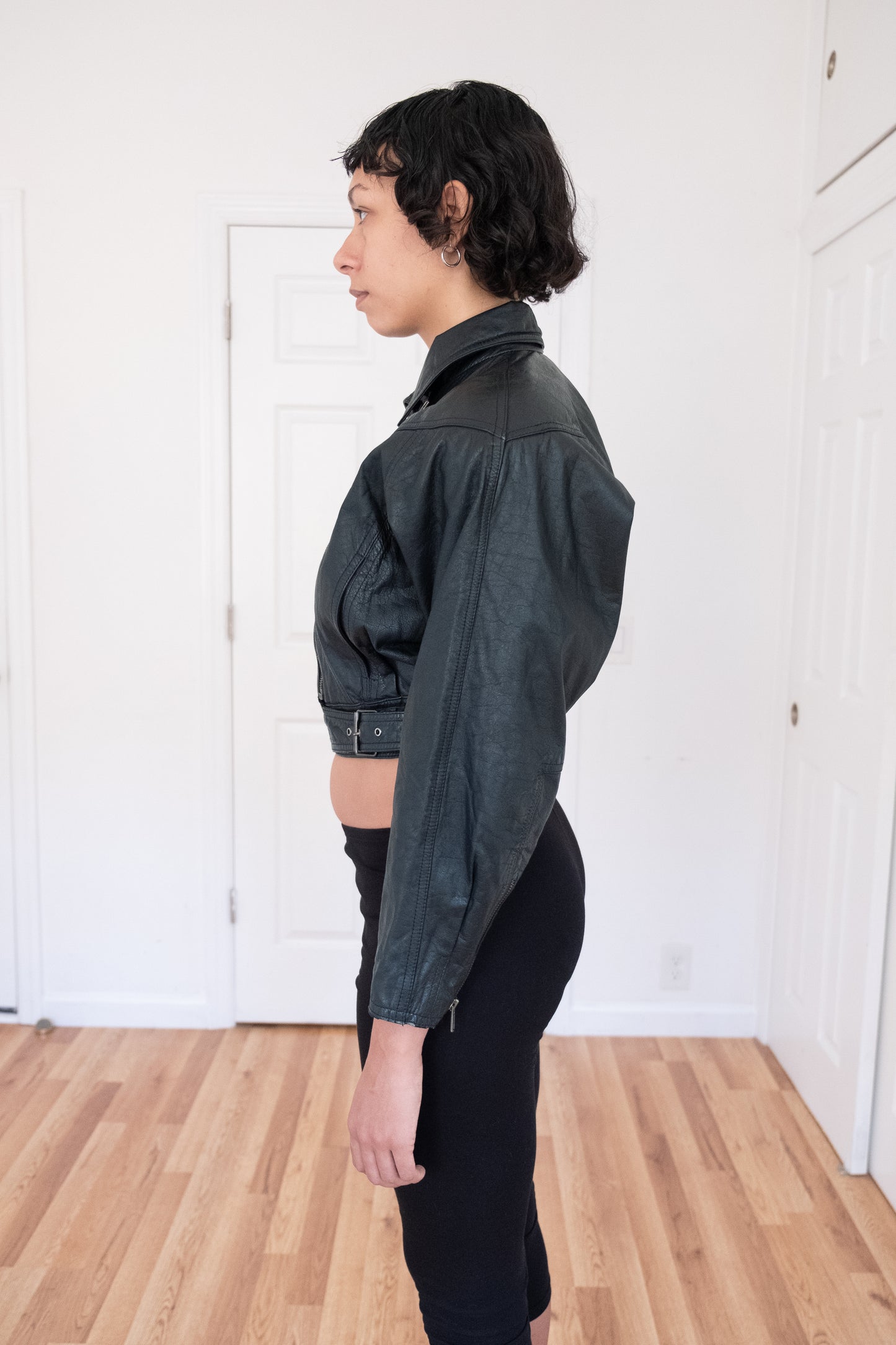 VERA PELLE | CROPPED MOTO JACKET