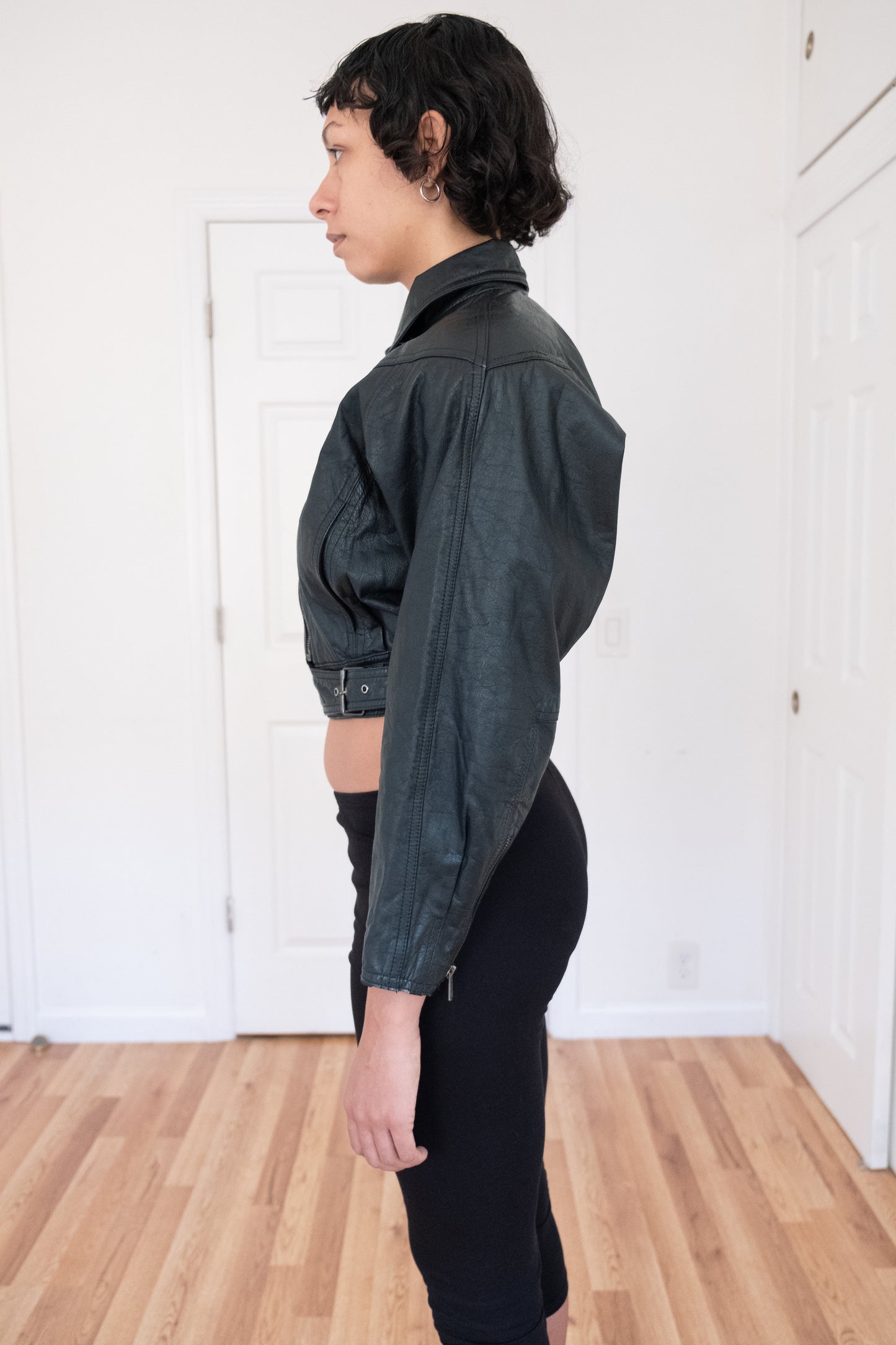 VERA PELLE | CROPPED MOTO JACKET