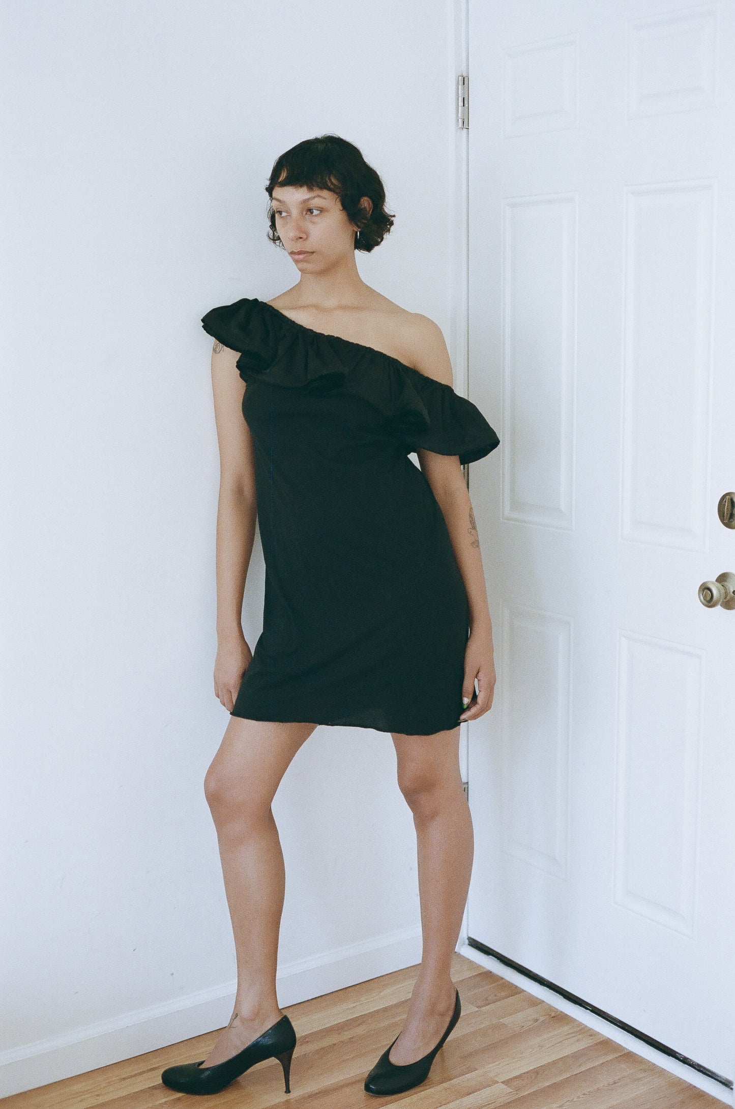 LANVIN | RUFFLE TEE DRESS